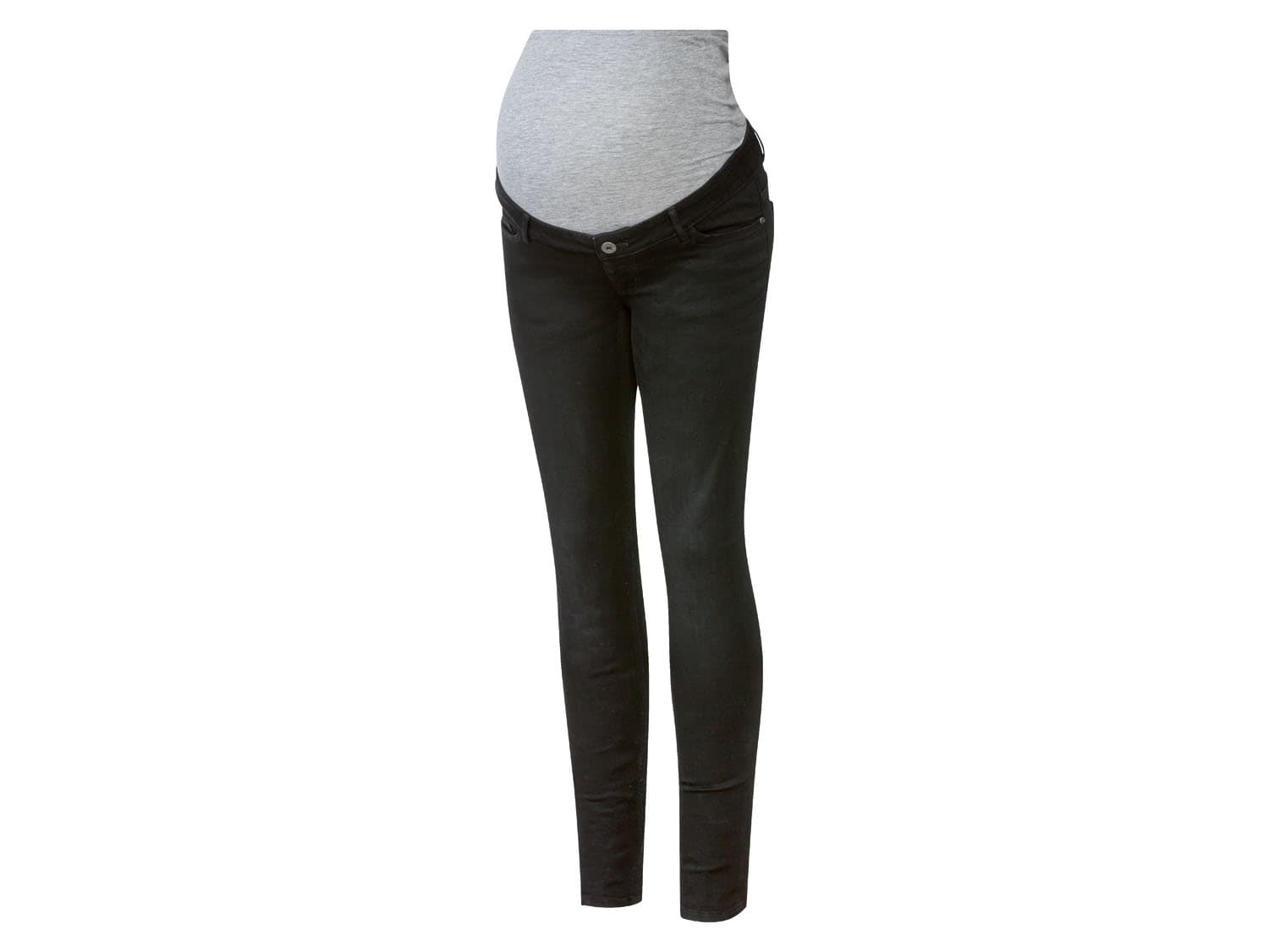 esmara® Dámske tehotenské rifle (čierna denim, 36)