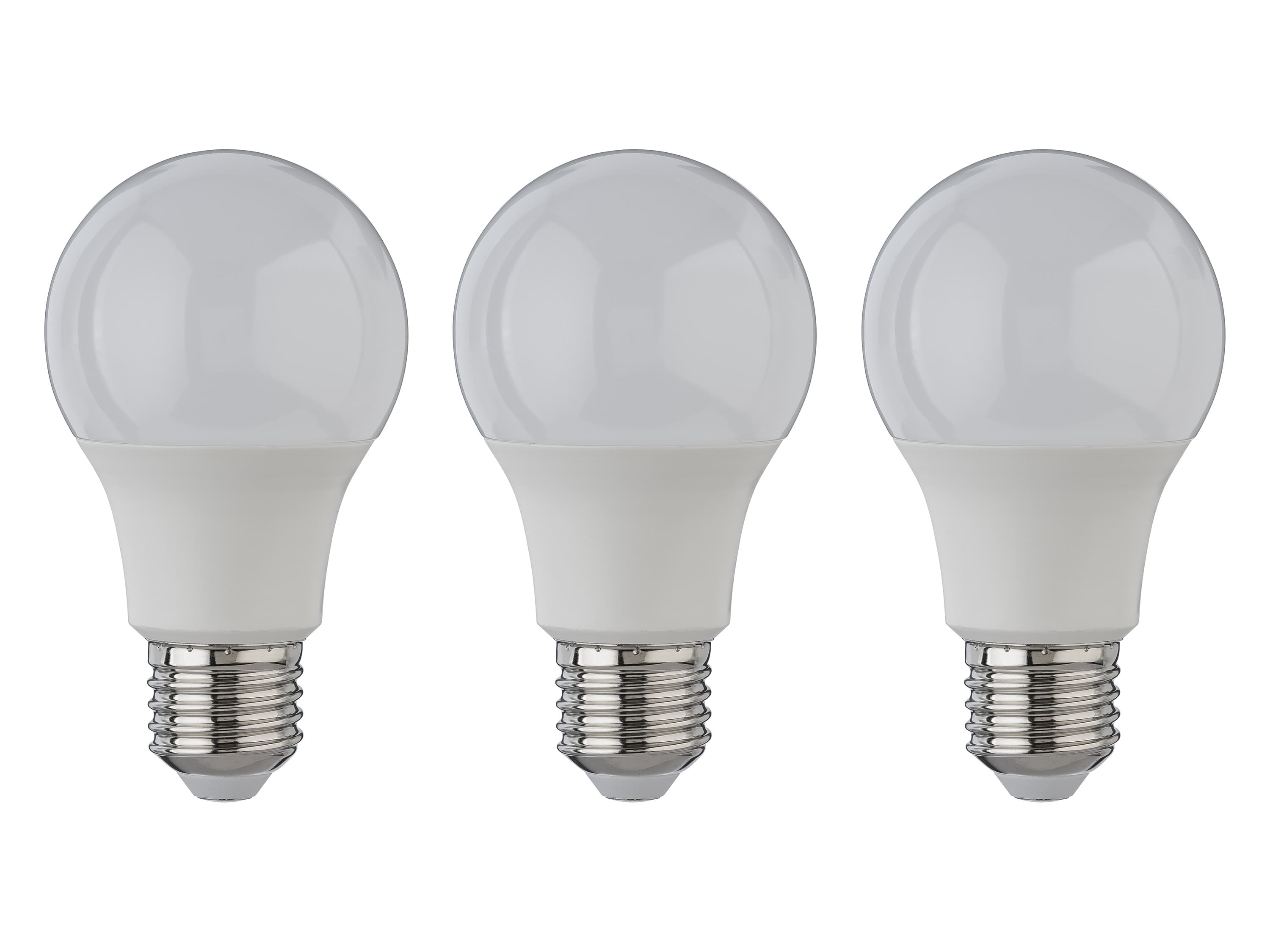 LIVARNO home LED žiarovky (hruška, 5,5 W, E27, 3 kusy)