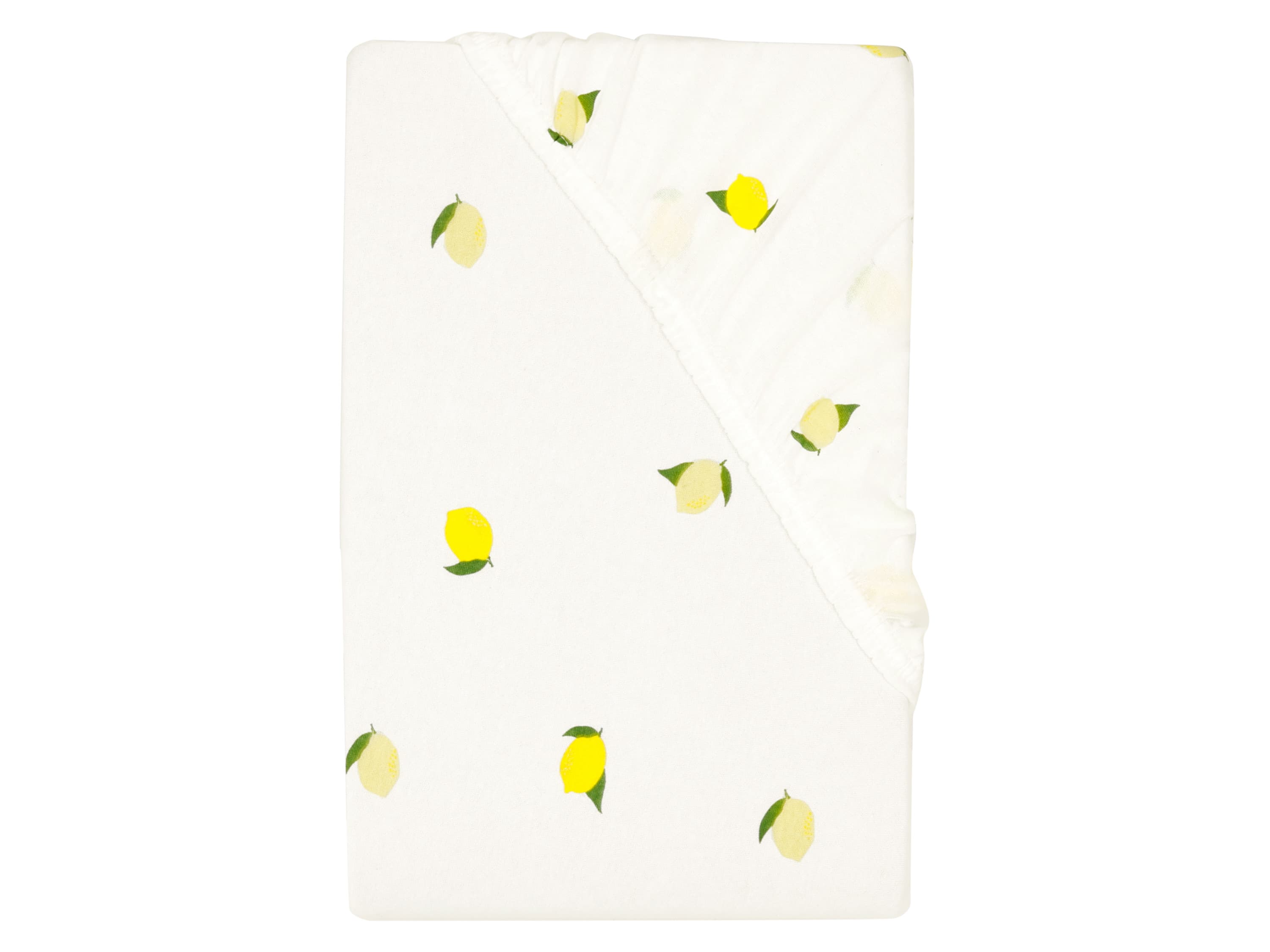 LIVARNO® Napínacia džersejová plachta, 140 – 160 x 200 cm (citrón)