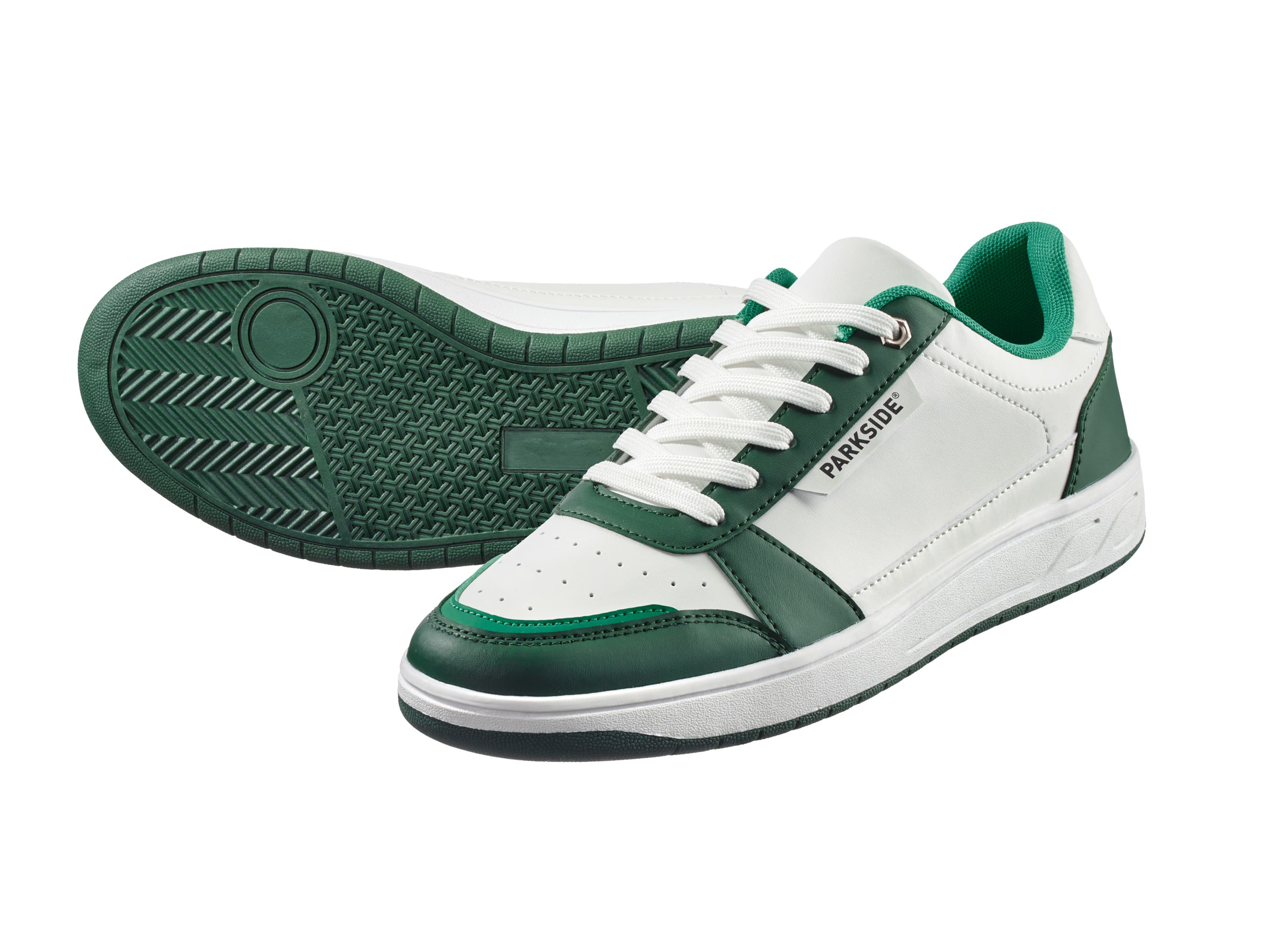 PARKSIDE® Pánske tenisky (biela/zelená, 41)
