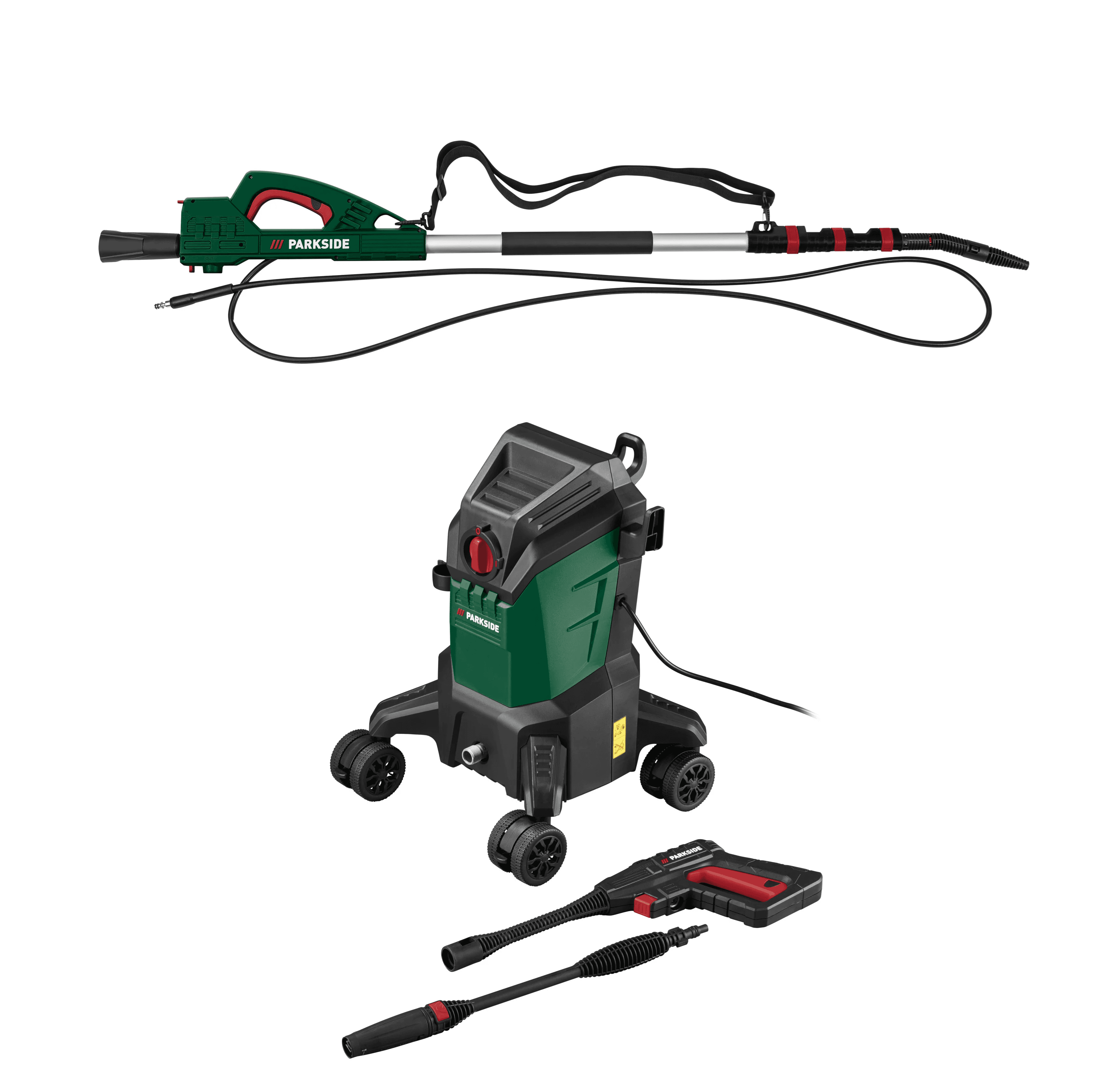 PARKSIDE® Flexibilný vysokotlakový čistič PHDF 150 A1 + Teleskopická tryska pre vysokotlakový čistič PTL 4 C5