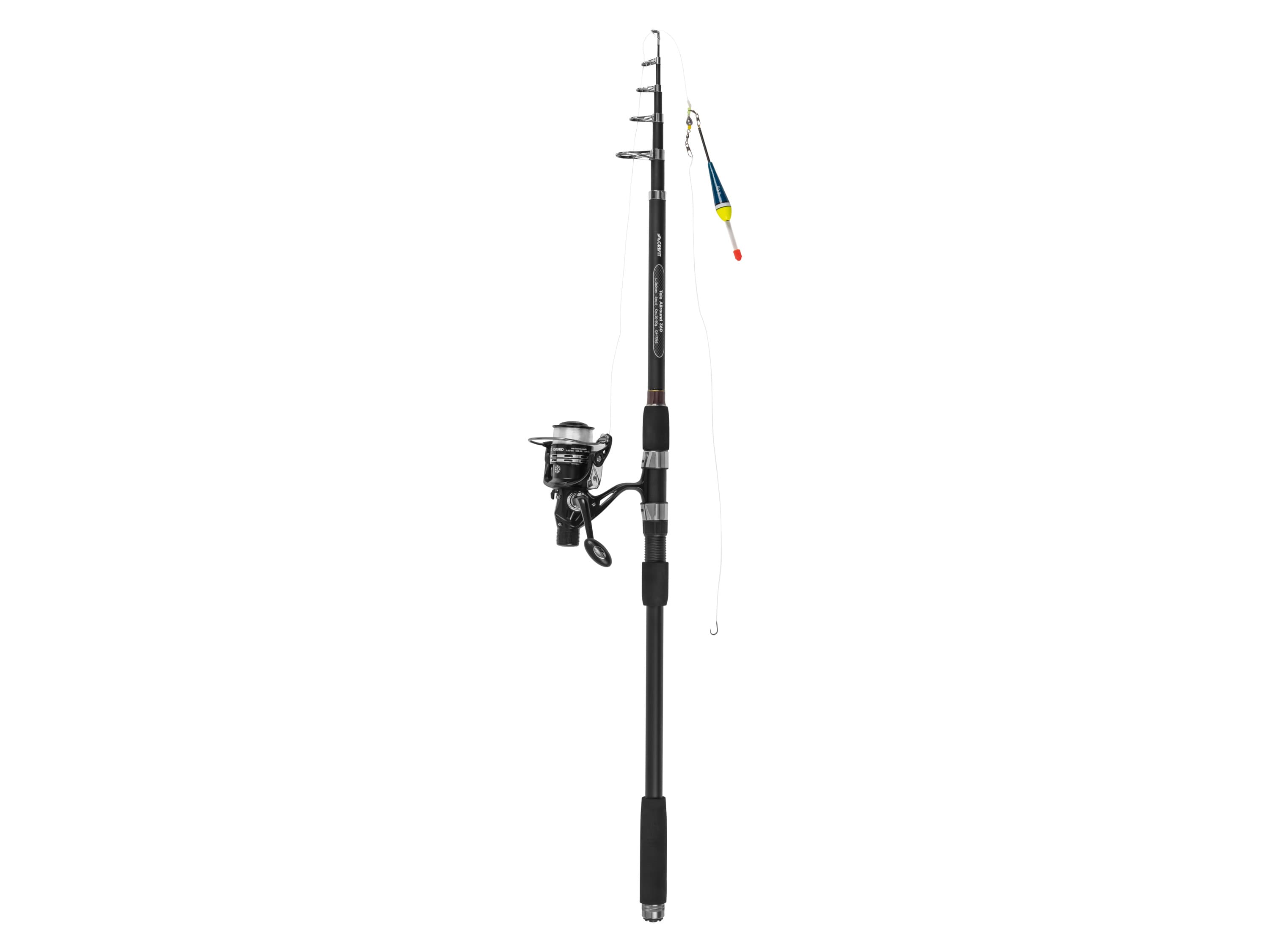 CRIVIT Rybárska súprava Premium (Tele Allround 360-6-WG: 20 – 80 g) 1