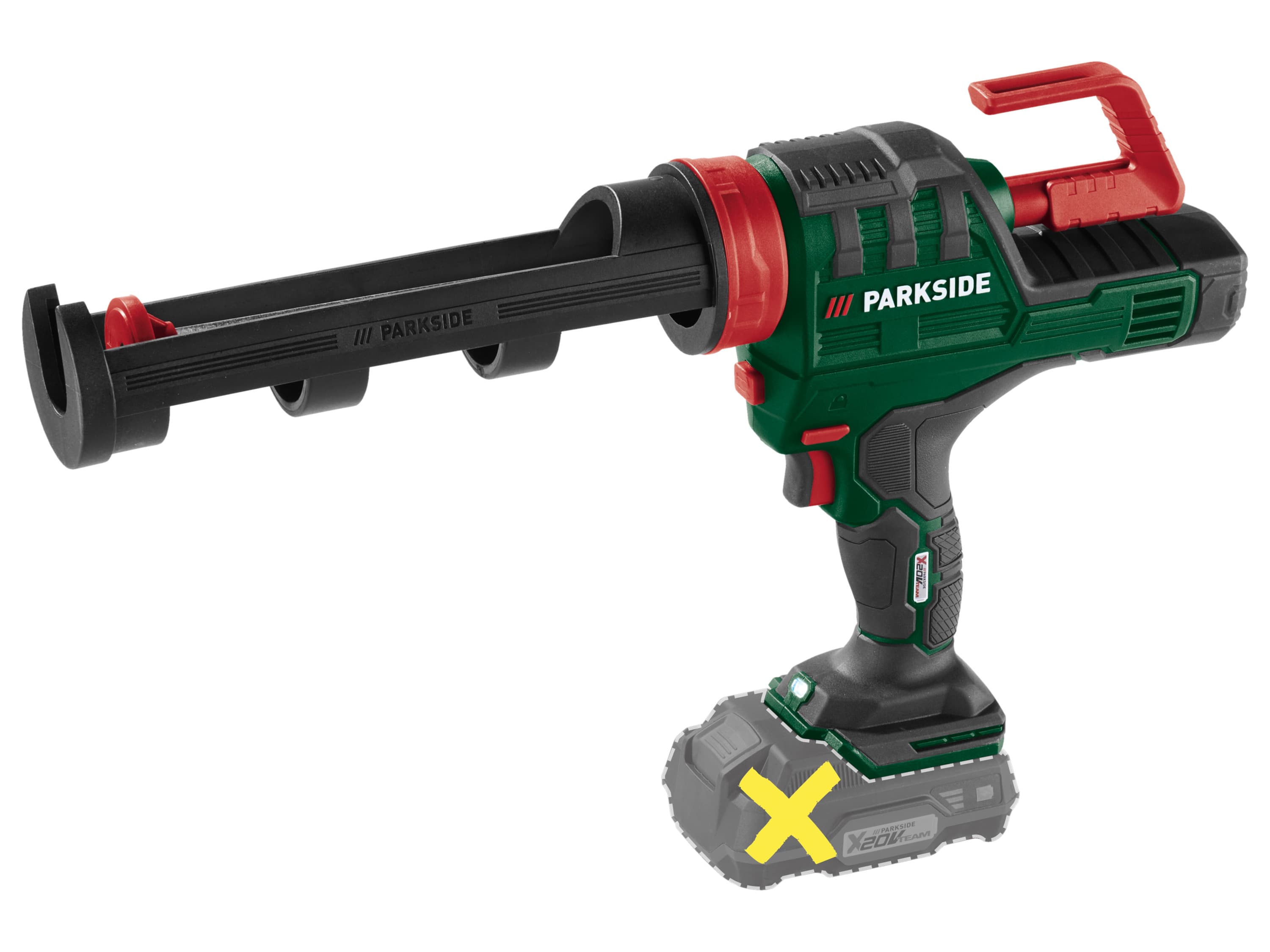 PARKSIDE® Aku pištoľ na kartuše 20 V  PKPA 20-Li A2 - bez akumulátora 1