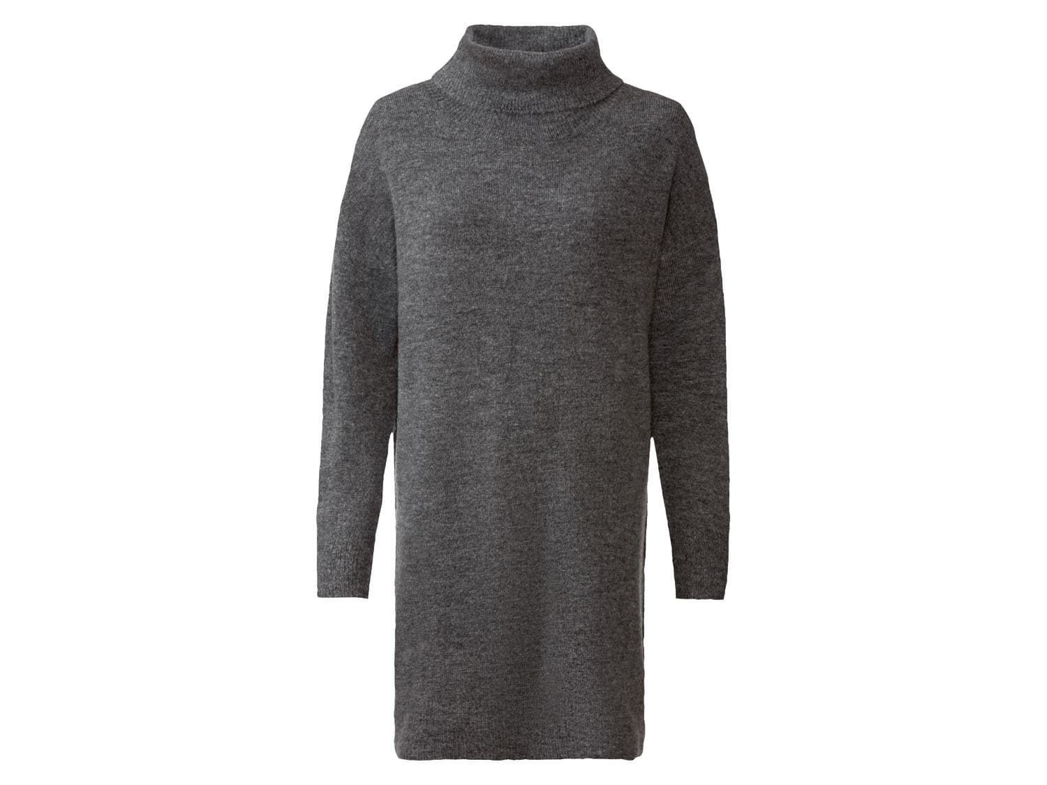 esmara® Dámske pletené šaty (S (36/38), tmavosivá)