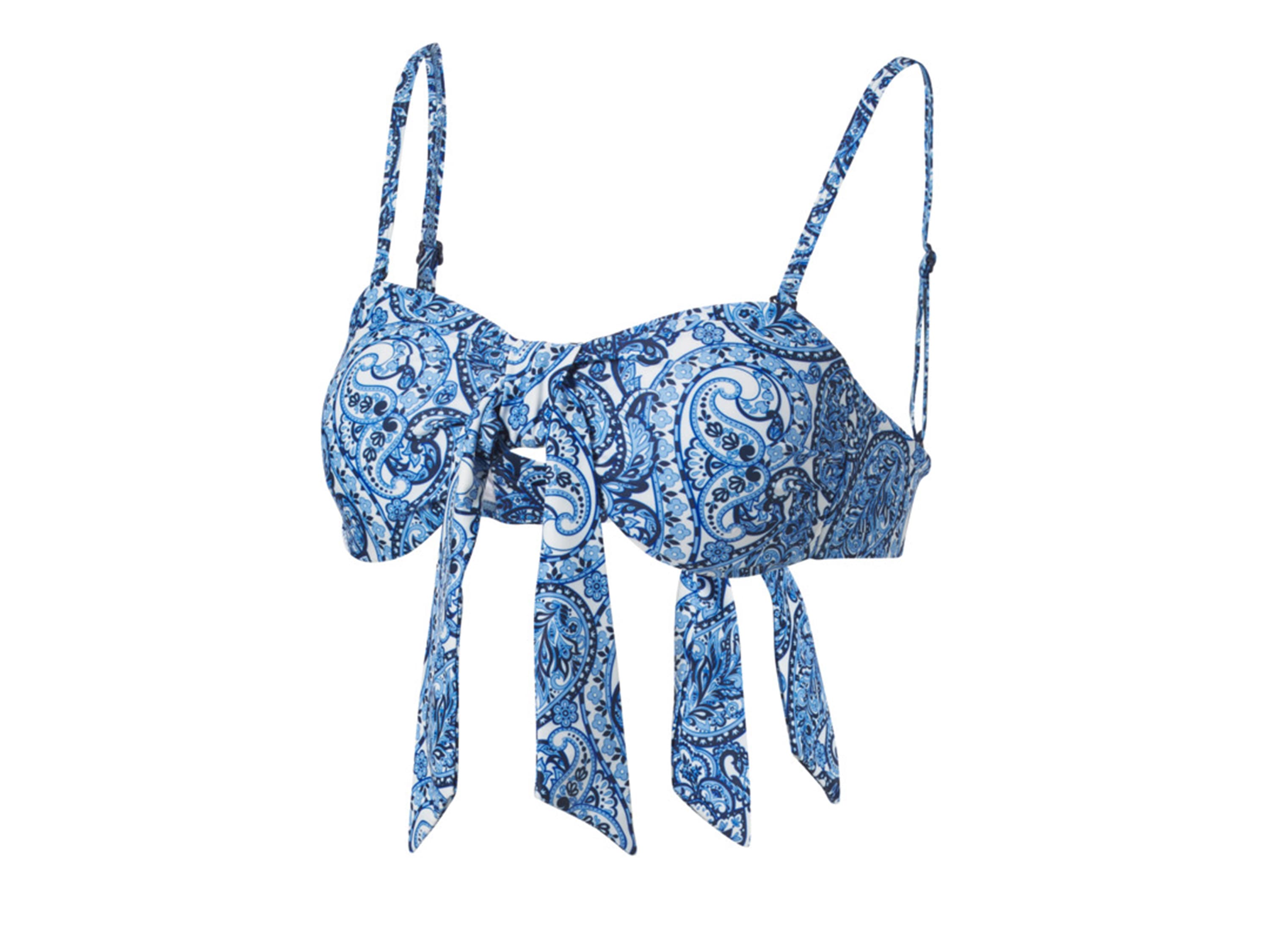 CRIVIT Dámske bikiny – vrchný diel (biela/modrá, 40) 1