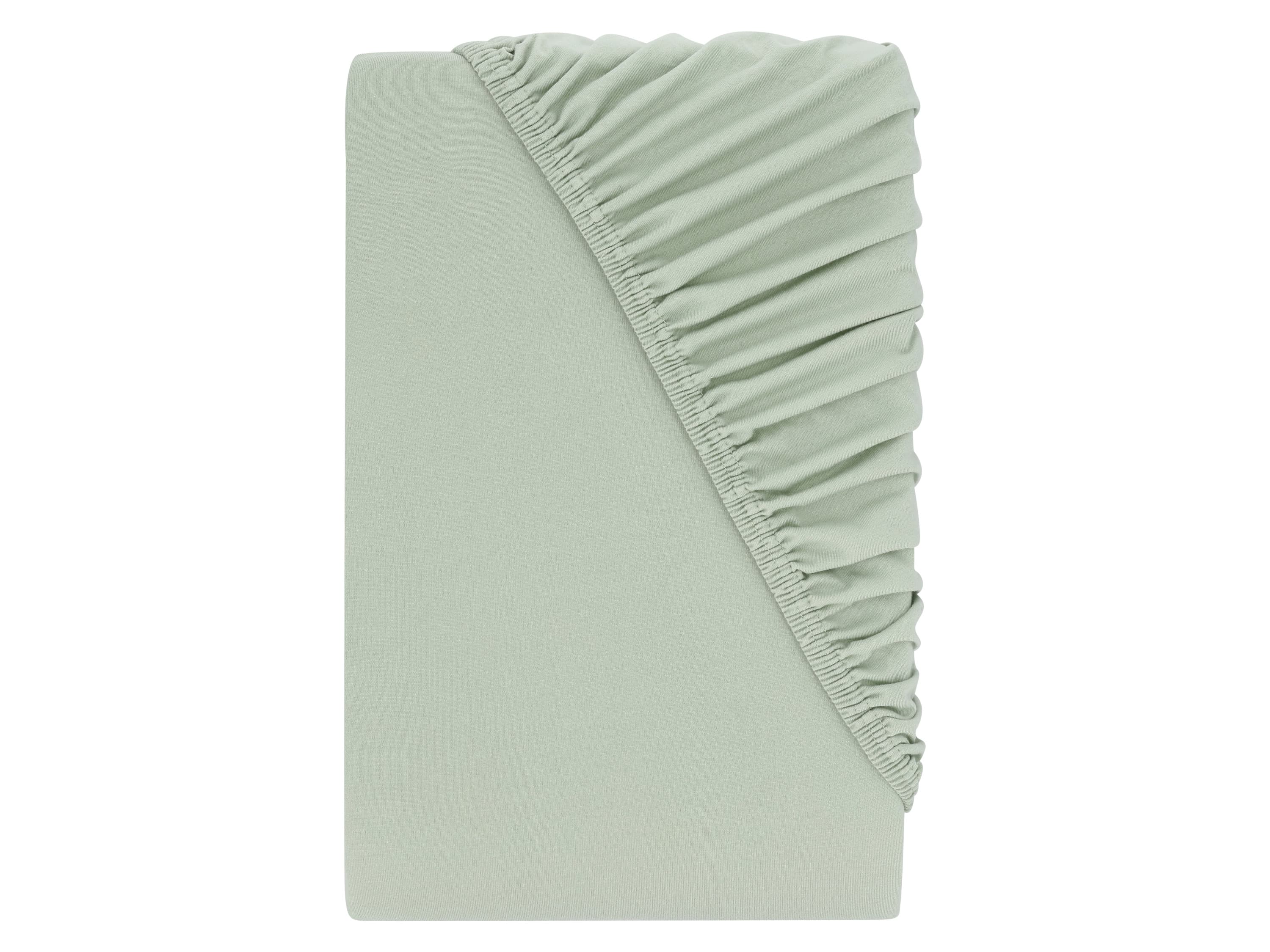 LIVARNO® Napínacia džersejová plachta, 180 – 200 x 200 cm (zelená) 1