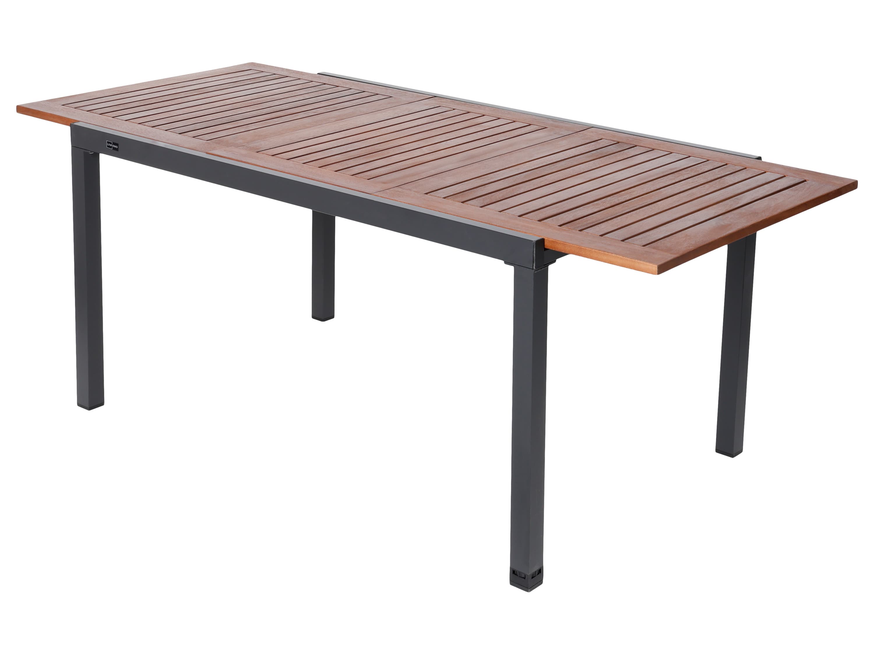 LIVARNO® Hliníkový záhradný rozkladací stôl Valencia, 143 – 194,5 x 90 x 74 cm