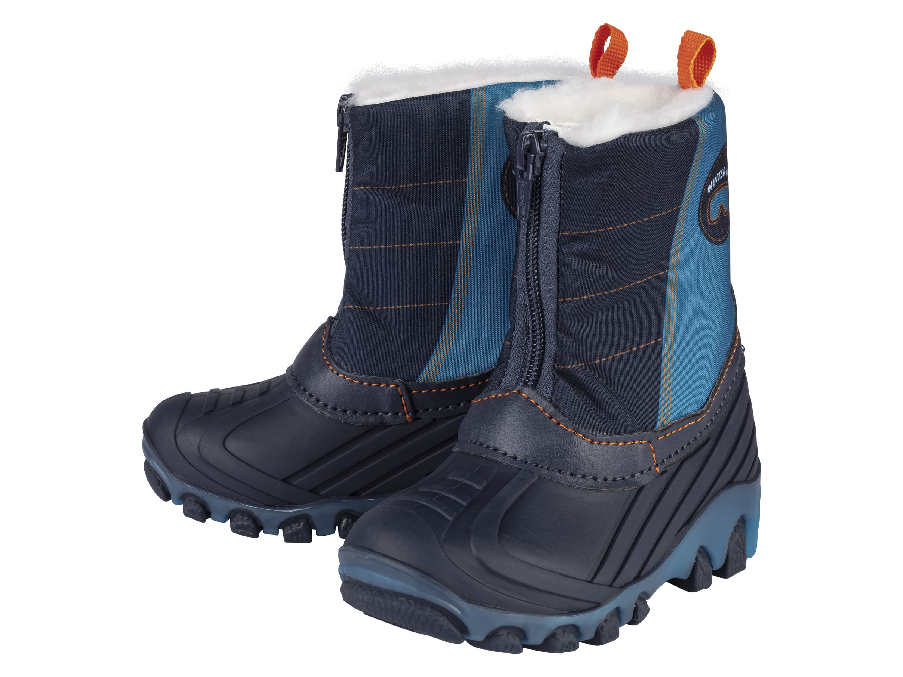 lupilu® Chlapčenské zimné čižmy s LED (navy modrá/modrá, 25) 1