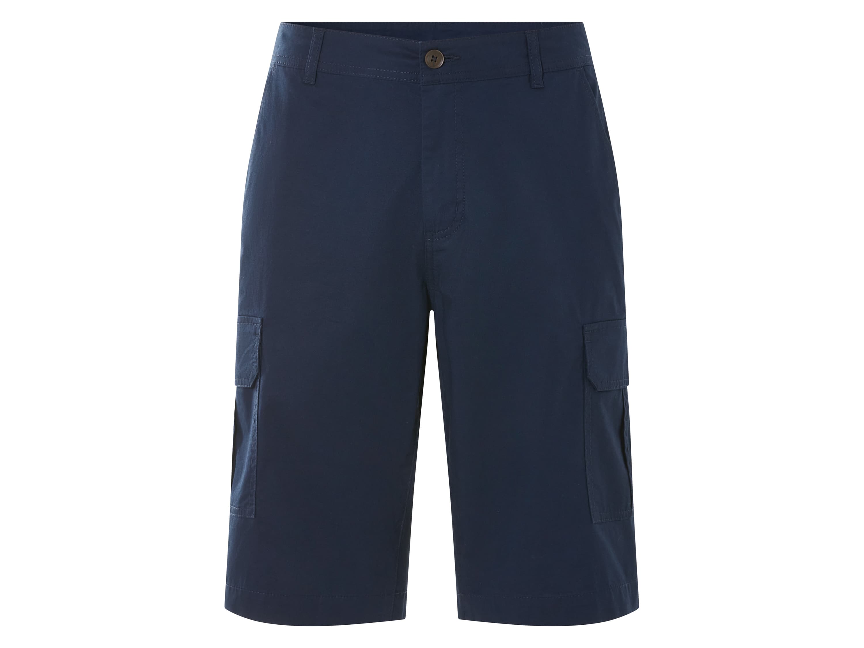 LIVERGY® Pánske cargo bermudy (navy modrá, 54)