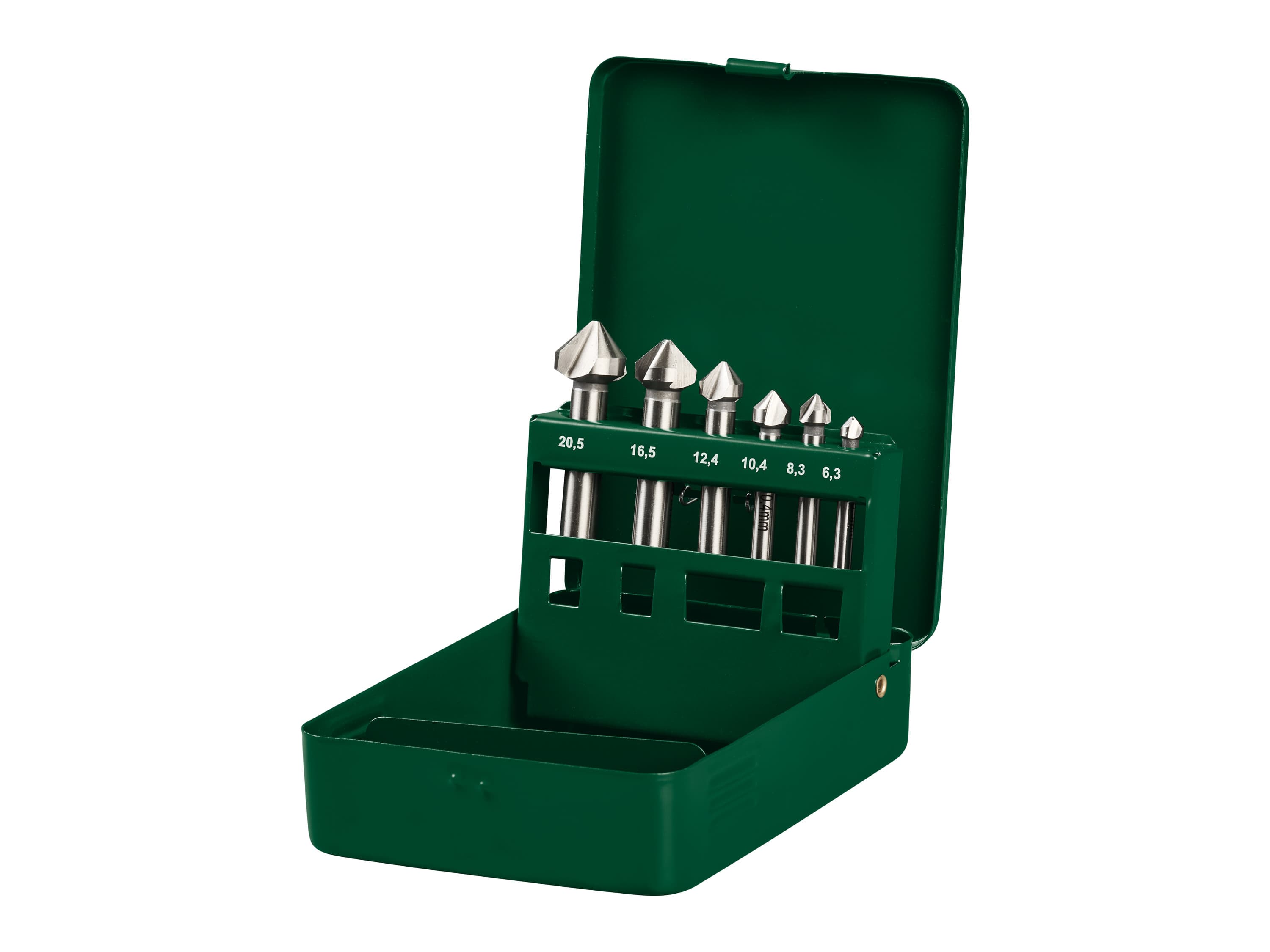 PARKSIDE® Súprava vrtákov (súprava kužeľových a odhrotovacích záhlbníkov, 6-dielna) 1