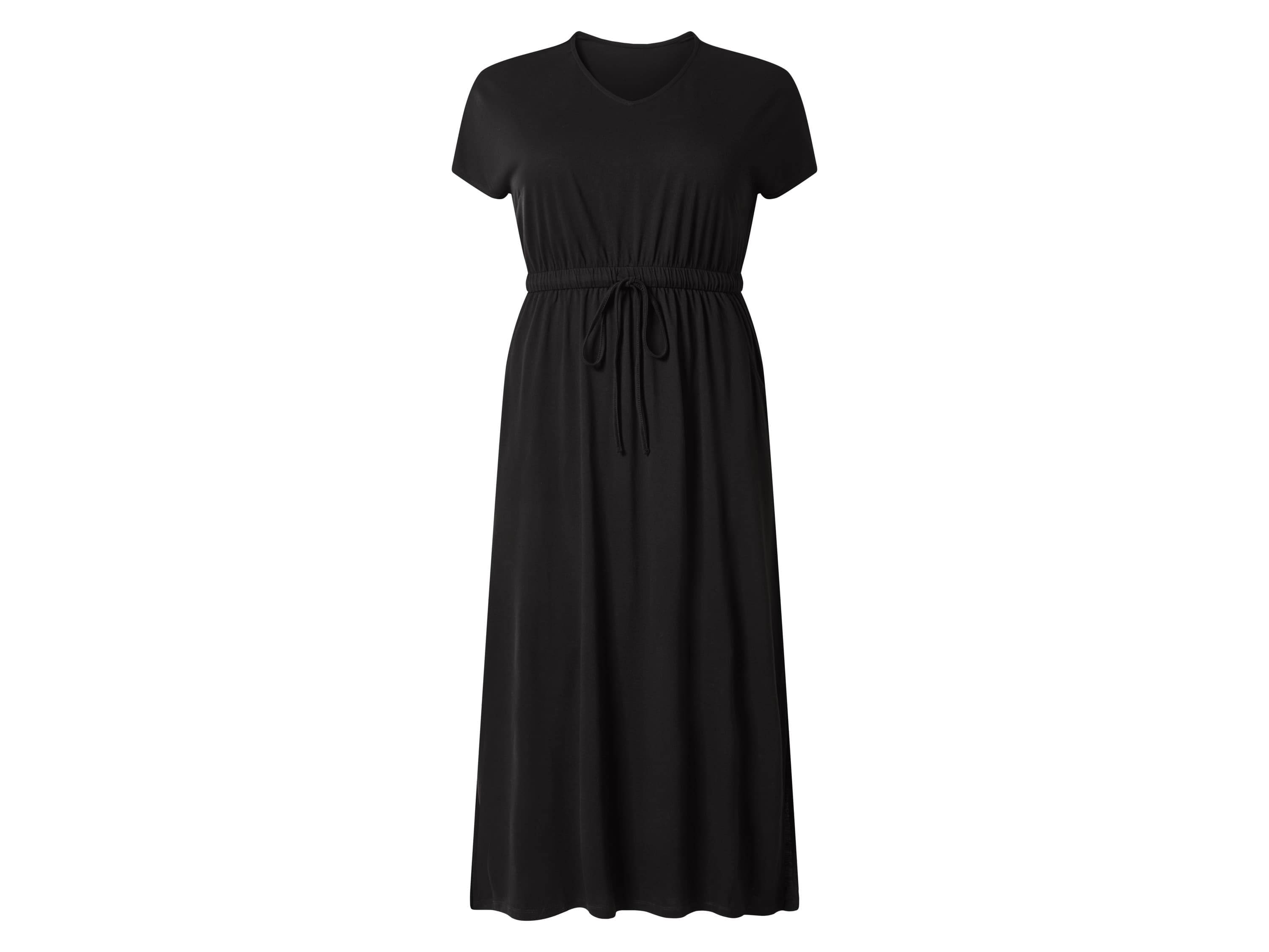 esmara® Dámske maxišaty XXL (čierna, 3XL (56/58))