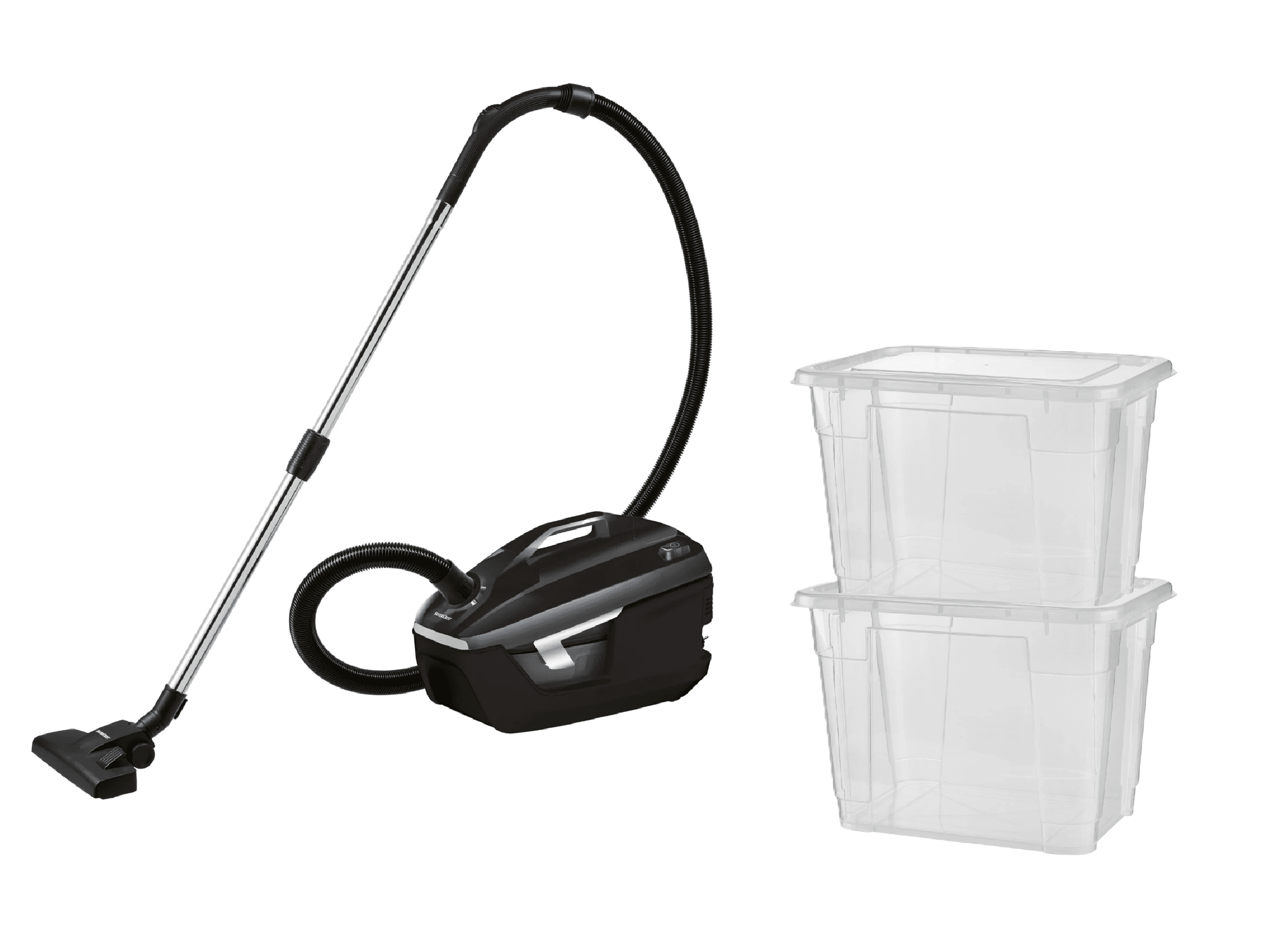 SILVERCREST® Vysávač s vodným filtrom SWFS 650 A1 + Box s vekom, 20 l, 2 kusy 1