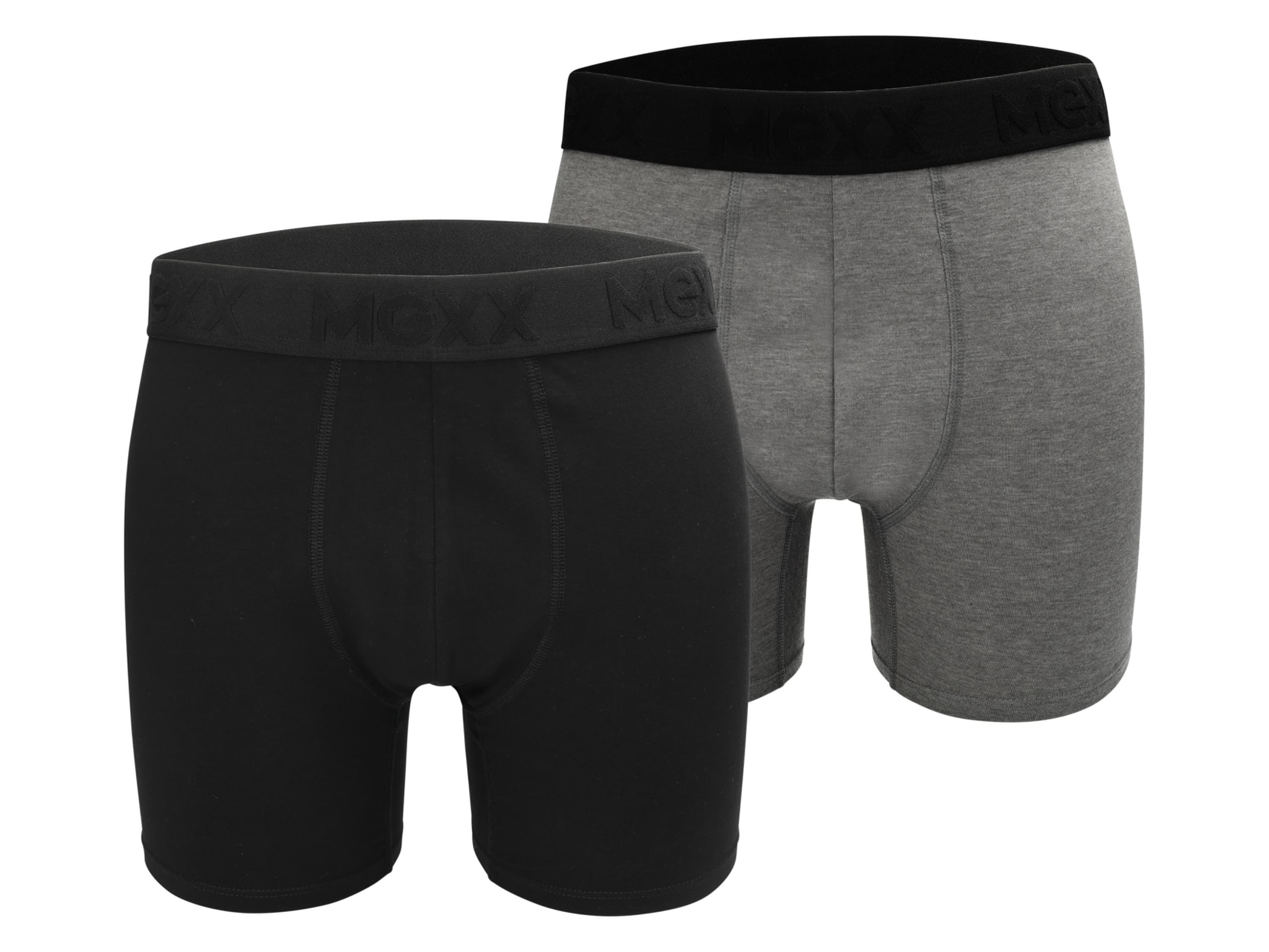 MEXX Pánske boxerky, 2 kusy (čierna/sivá, L)
