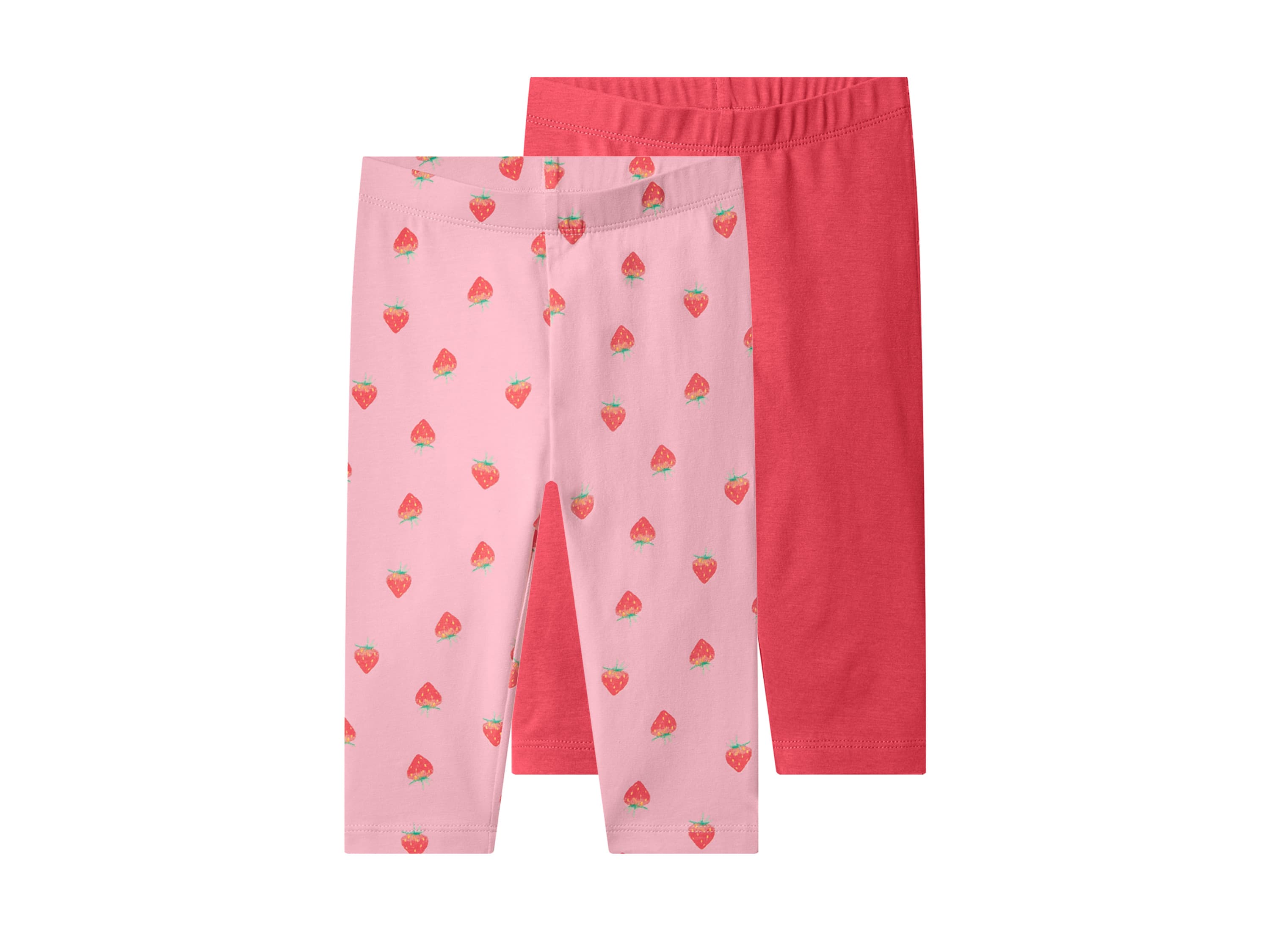 lupilu® Dievčenské capri legíny, 2 kusy (bledoružová, 110/116) 1