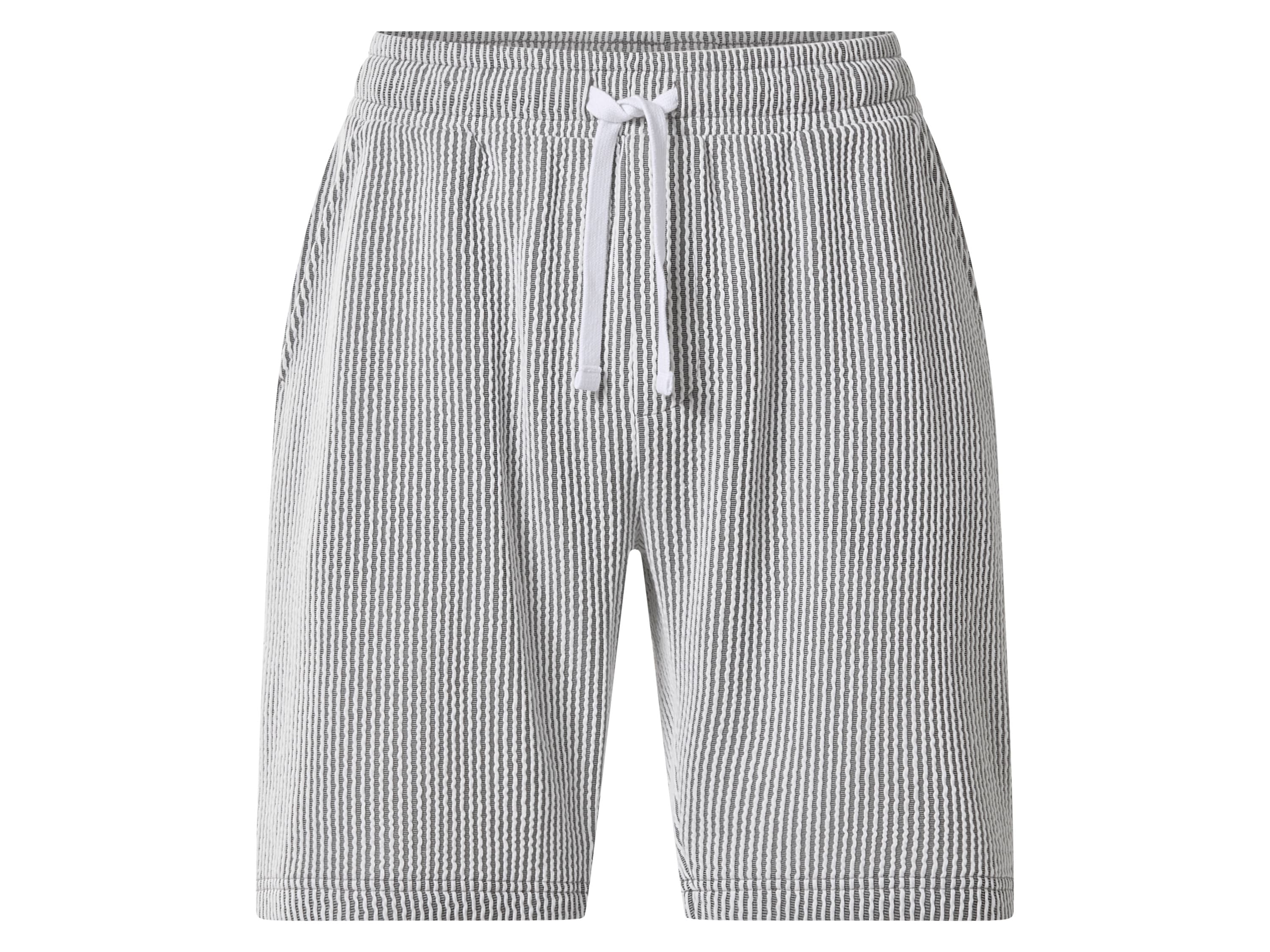 esmara Men Pánske šortky (čierna/biela, S (44/46))