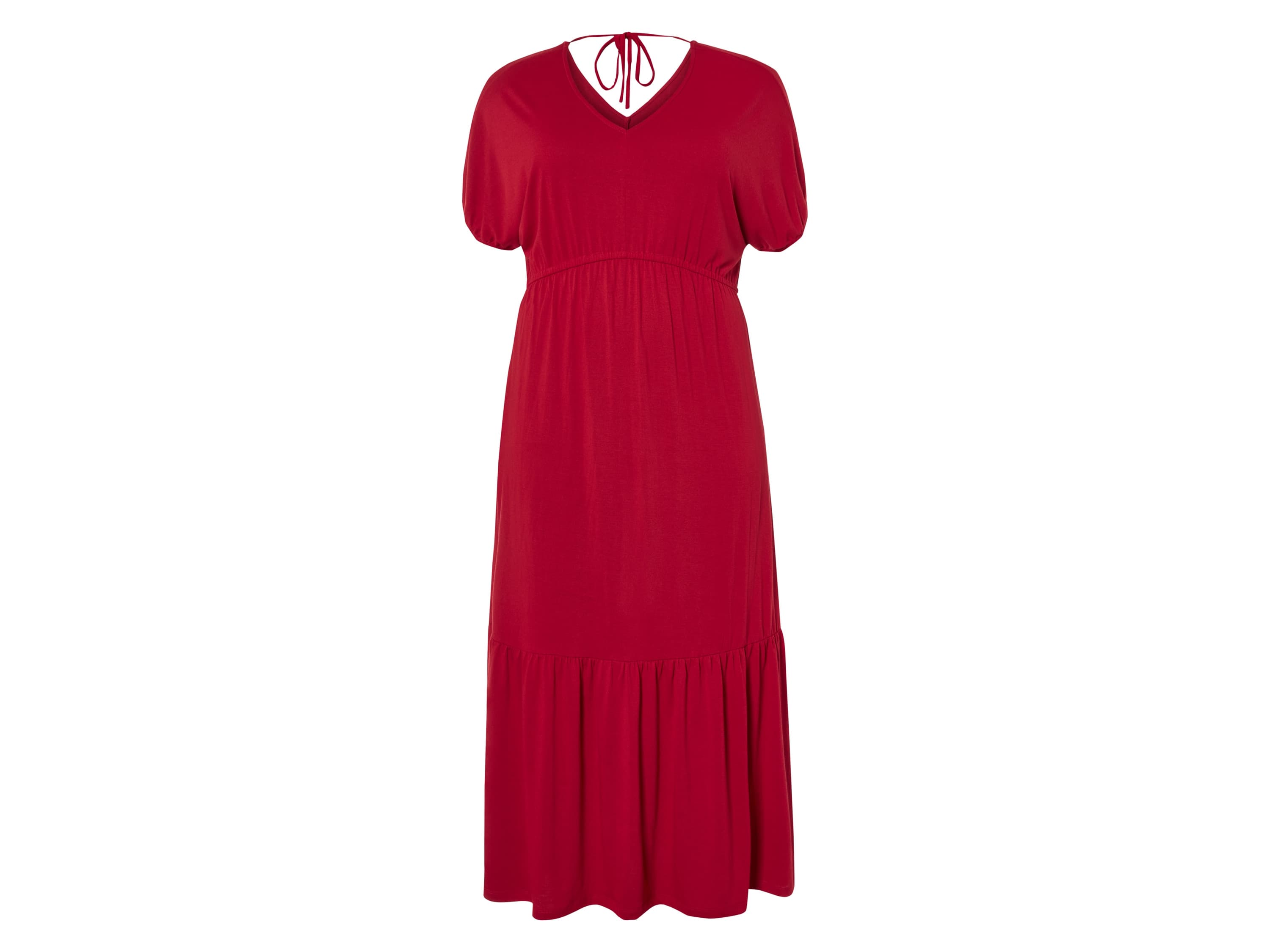 esmara® Dámske maxišaty XXL (červená, XL (48/50))