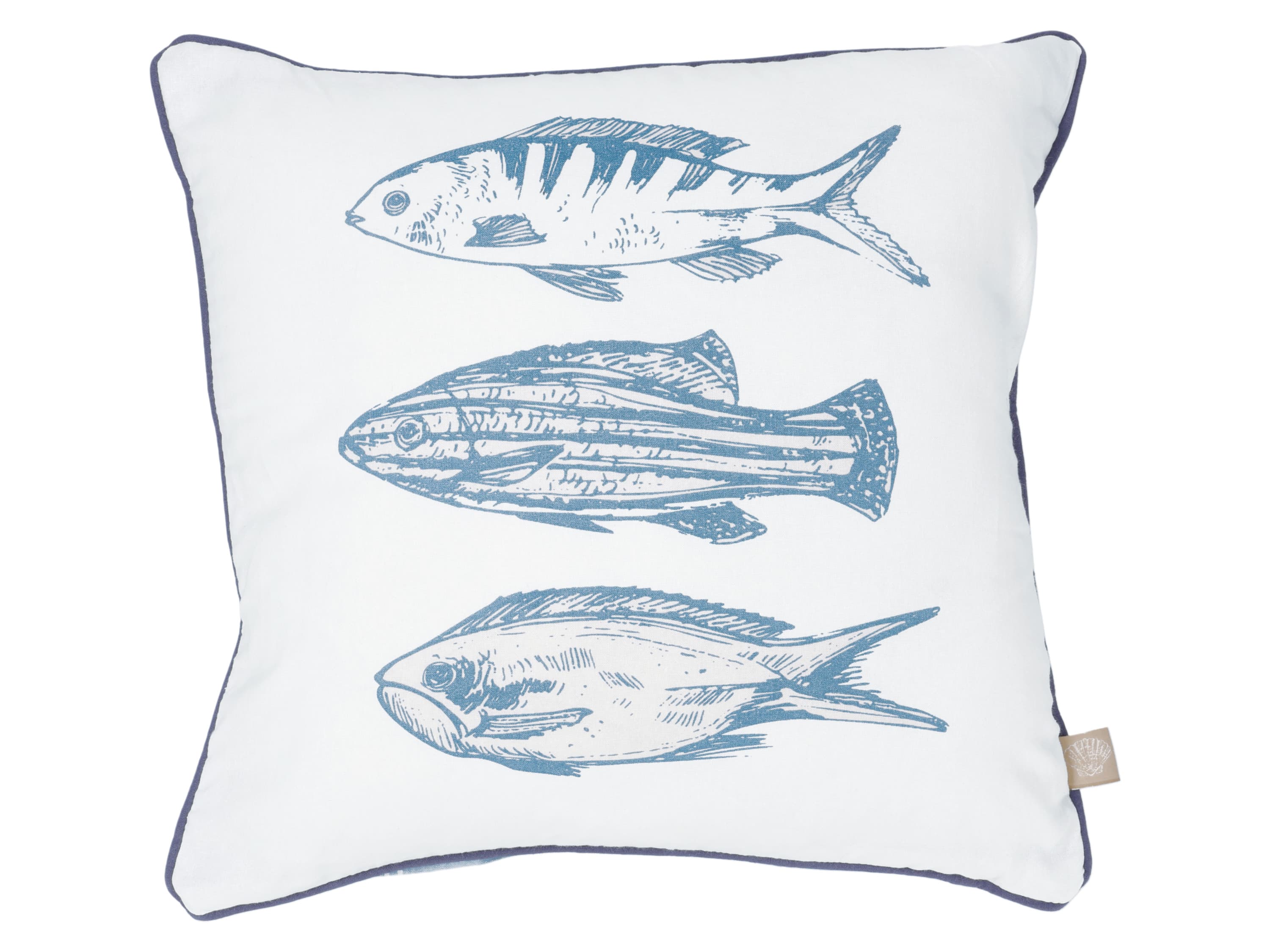 LIVARNO® Dekoratívny vankúš, 40 x 40 cm (ryby) 1