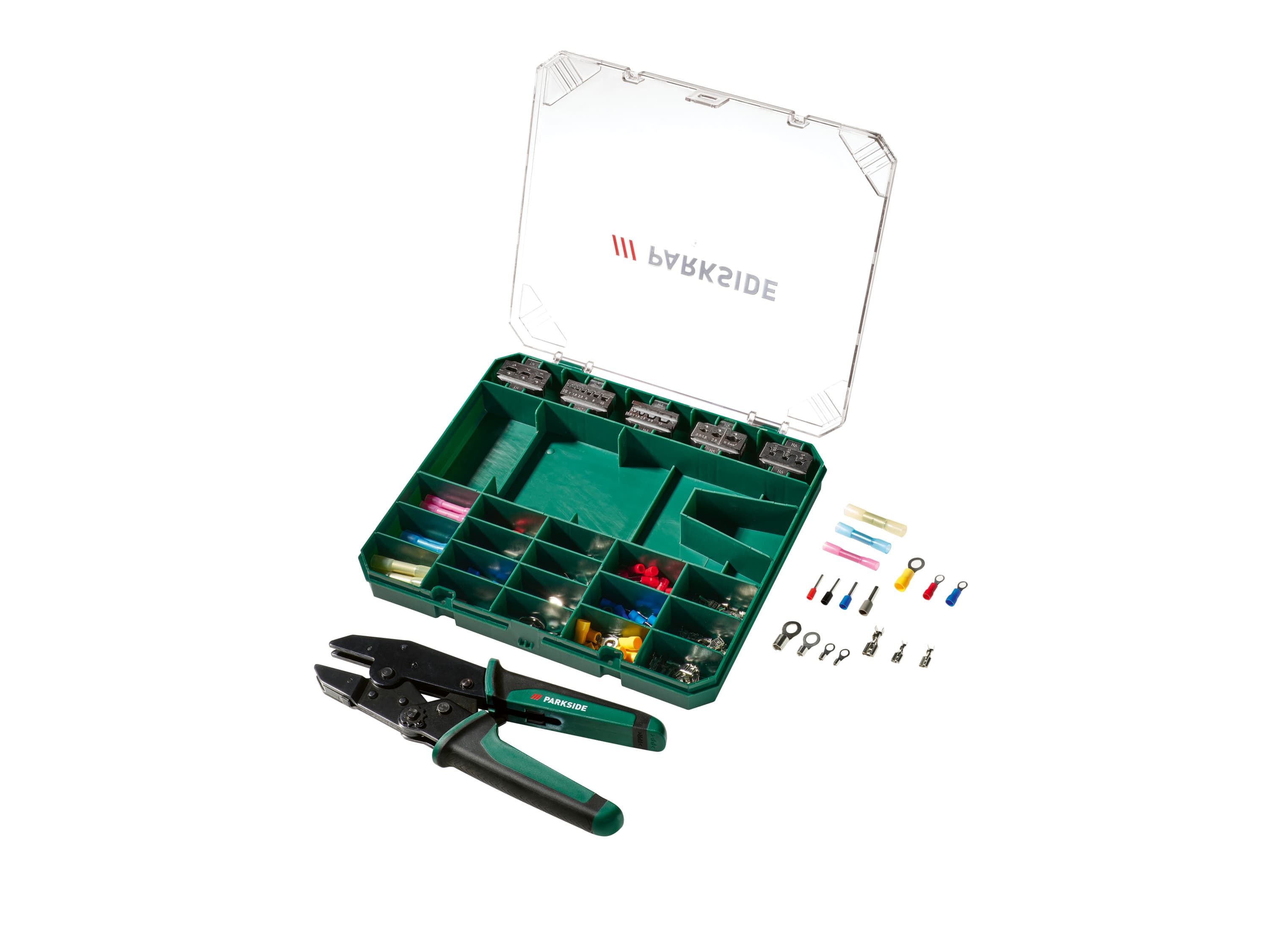 PARKSIDE® Konektorové kliešte s príslušenstvom 5 v 1 PCZS 181 A1, 181-dielna súprava