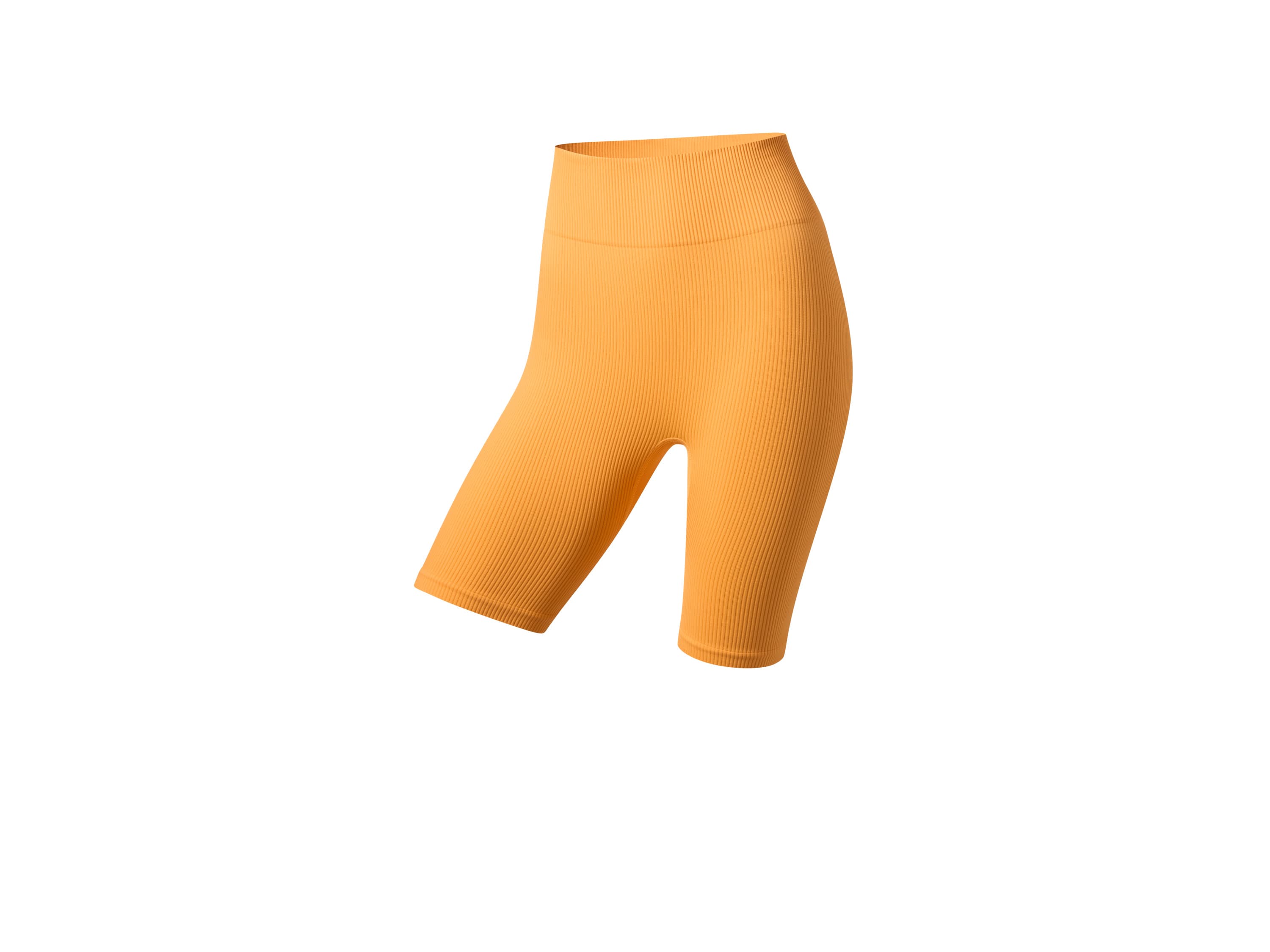 CRIVIT Dámske funkčné krátke legíny (oranžová, M (40/42))