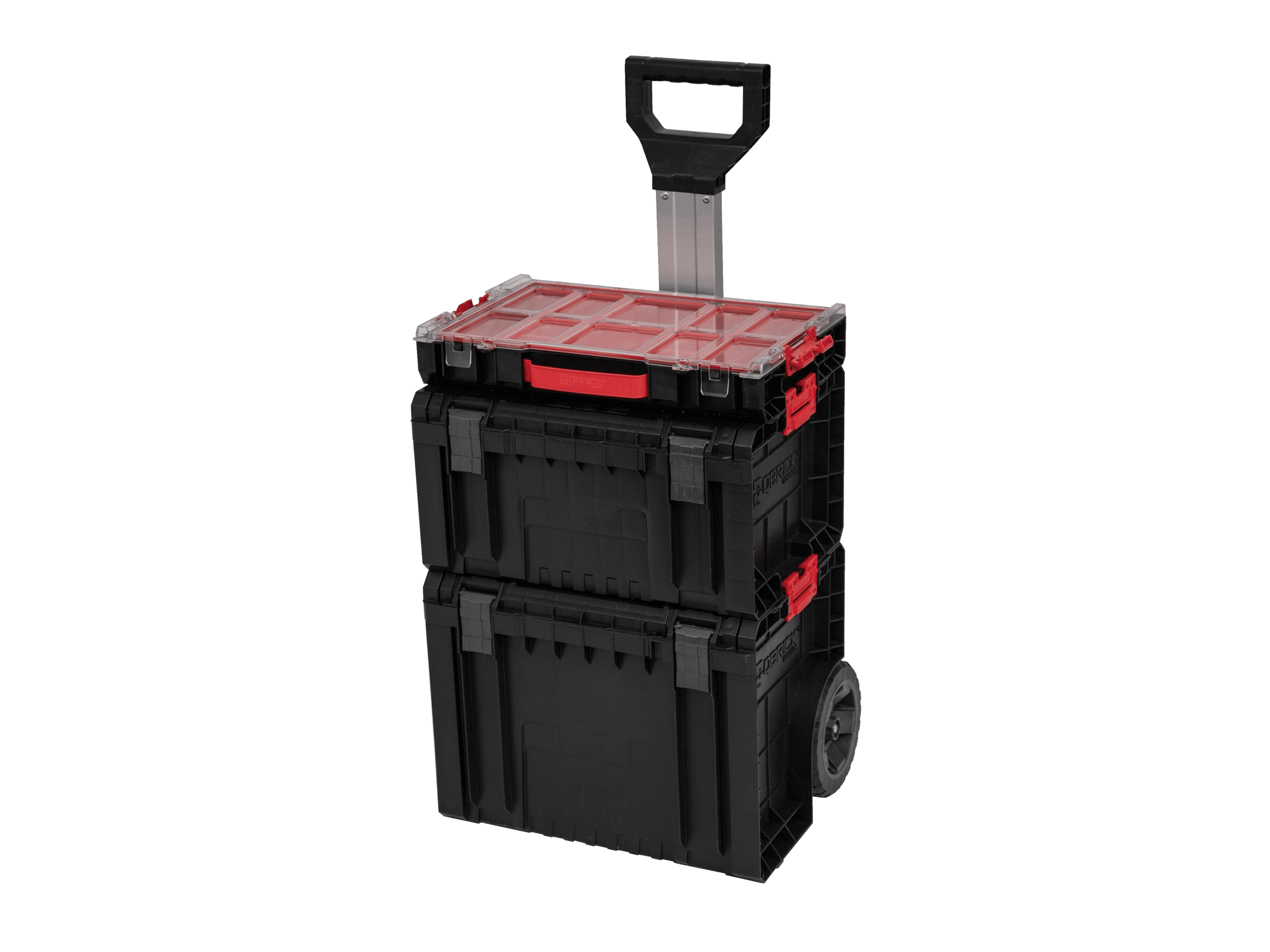 Qbrick System Kufrík na náradie PRO Cart + RRO Toolbox + PRO Organizer 100