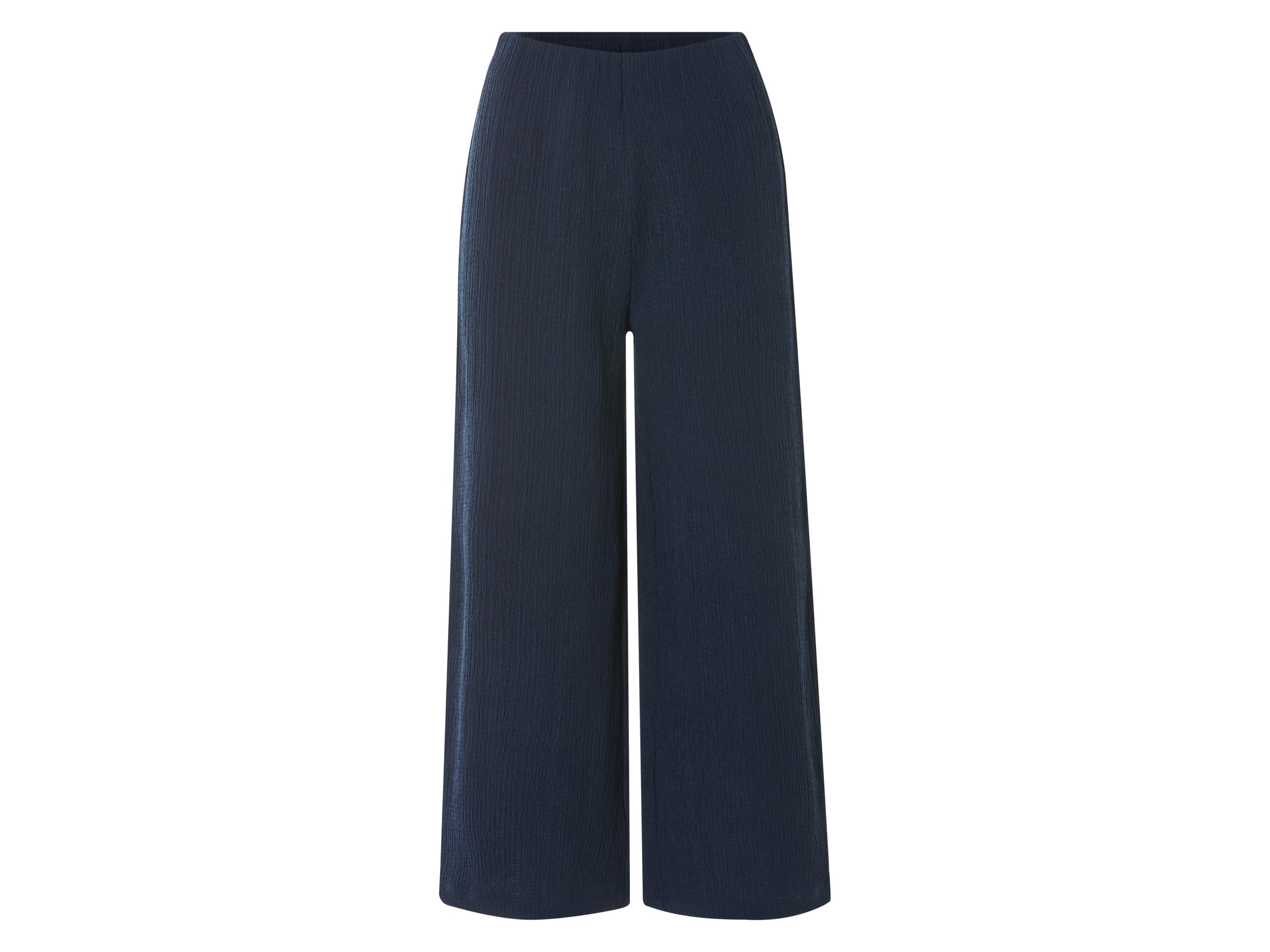 esmara® Dámske nohavice „Wide Leg“ v 7/8 dĺžke (navy modrá, M (40/42))