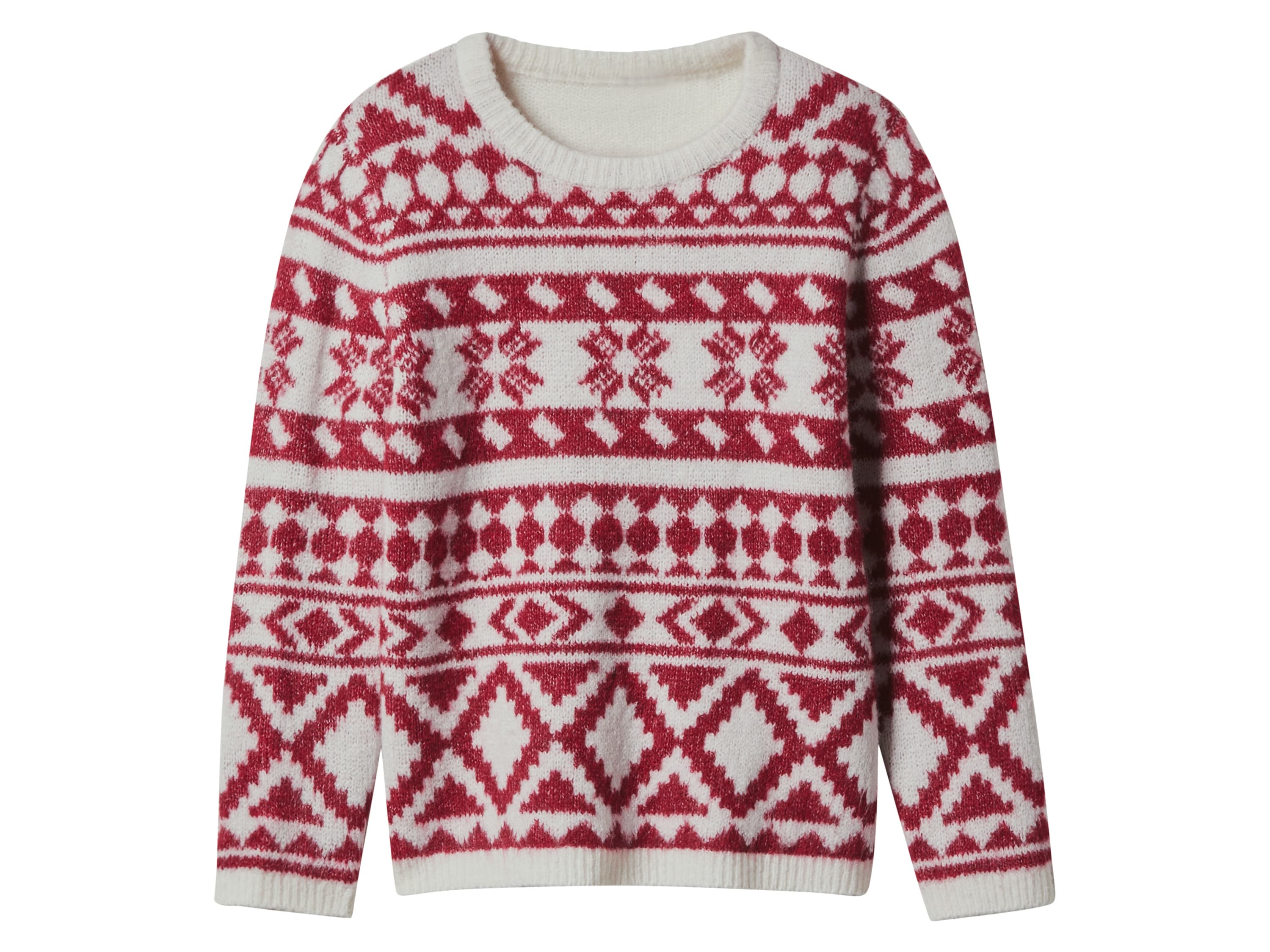 lupilu® Dievčenský vianočný pulóver (biela, 122/128) 1
