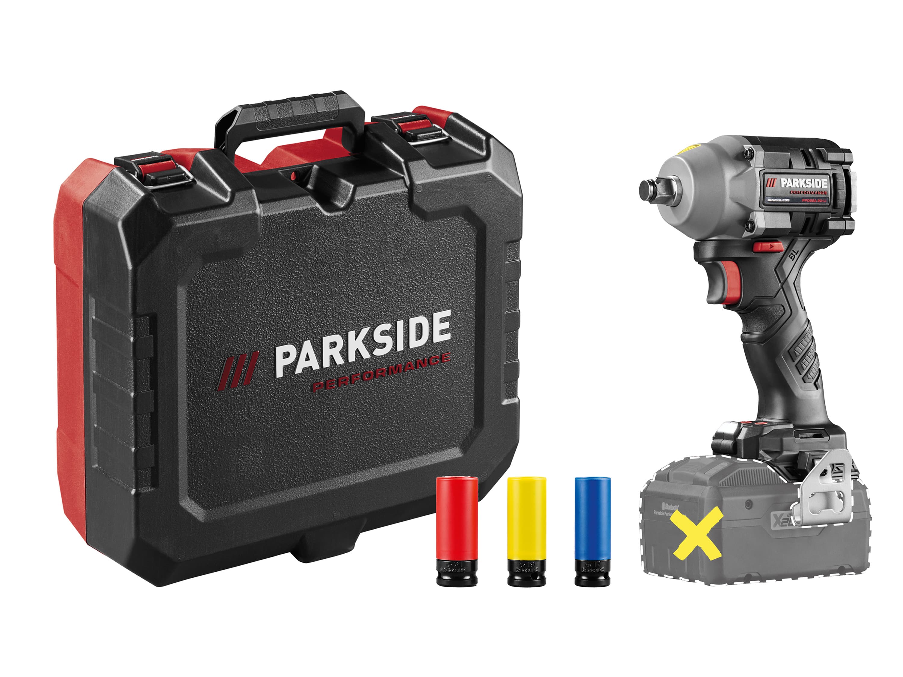 PARKSIDE PERFORMANCE® Aku rázový uťahovák PPDSSA 20-Li B2 – bez akumulátora 1