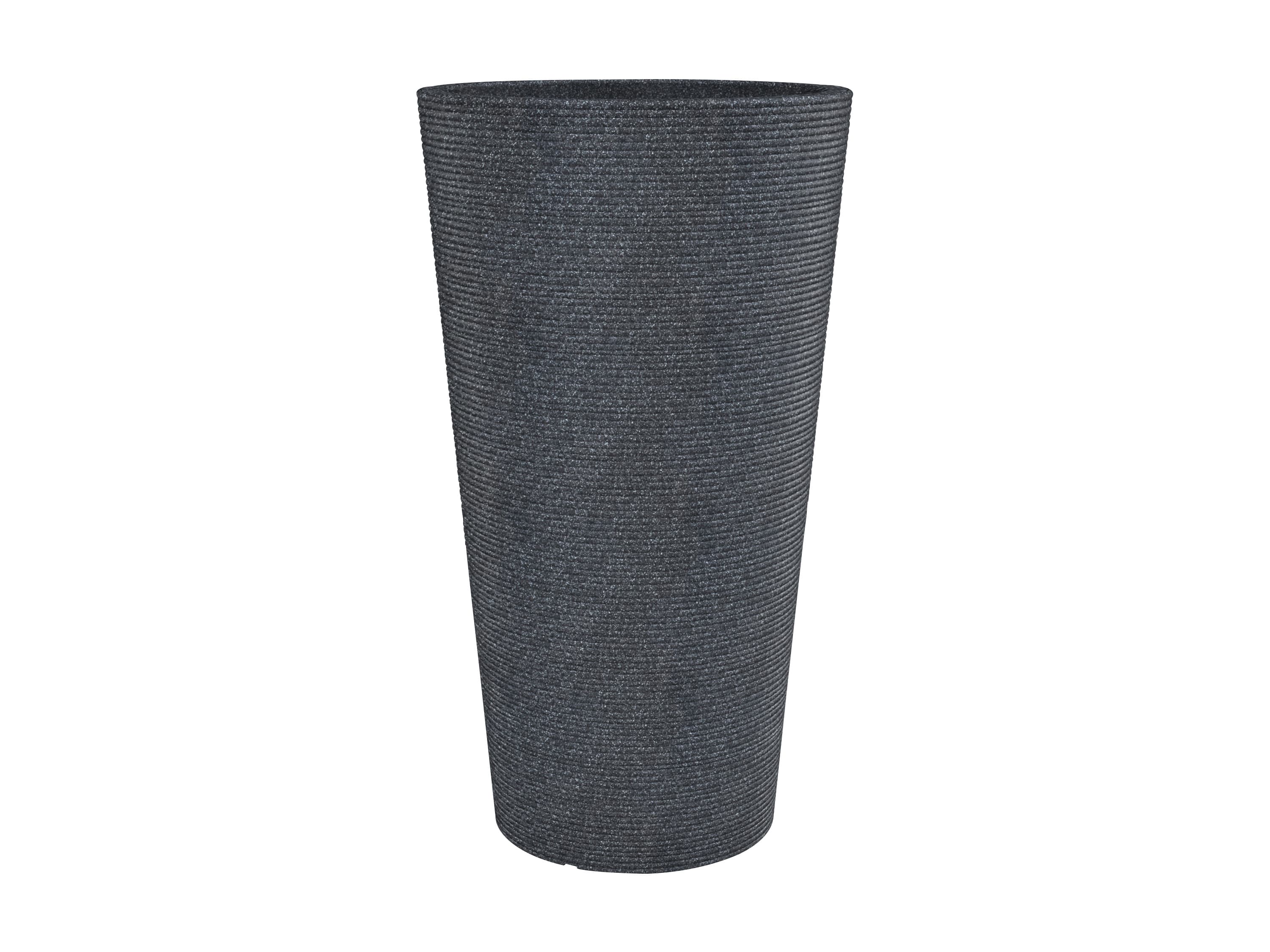 Scheurich Kvetináč Coneo High (žula/čierna, Ø 39 cm, výška 70 cm)