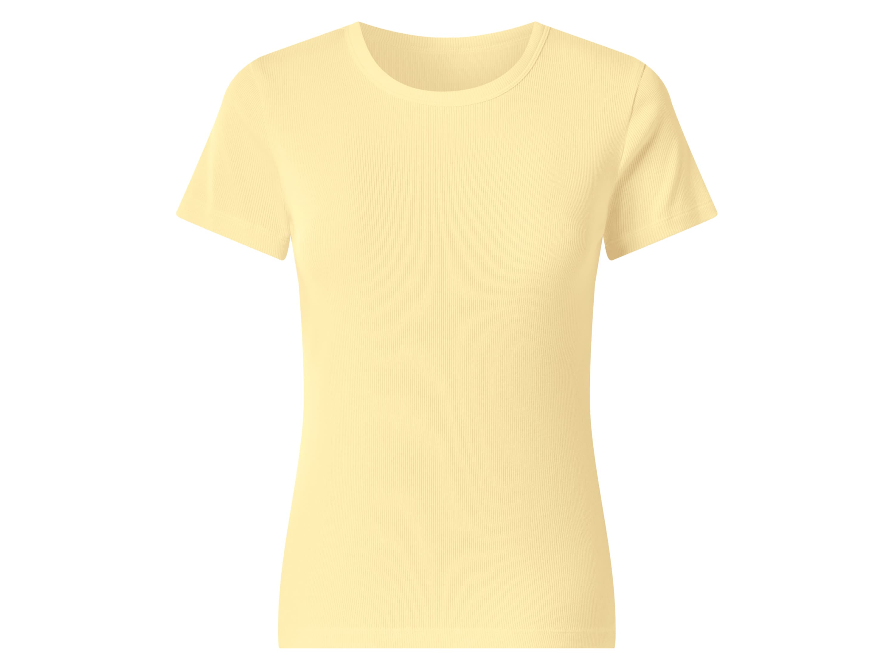 ESMARA® Dámske rebrované tričko (žltá, S (36/38)) 1