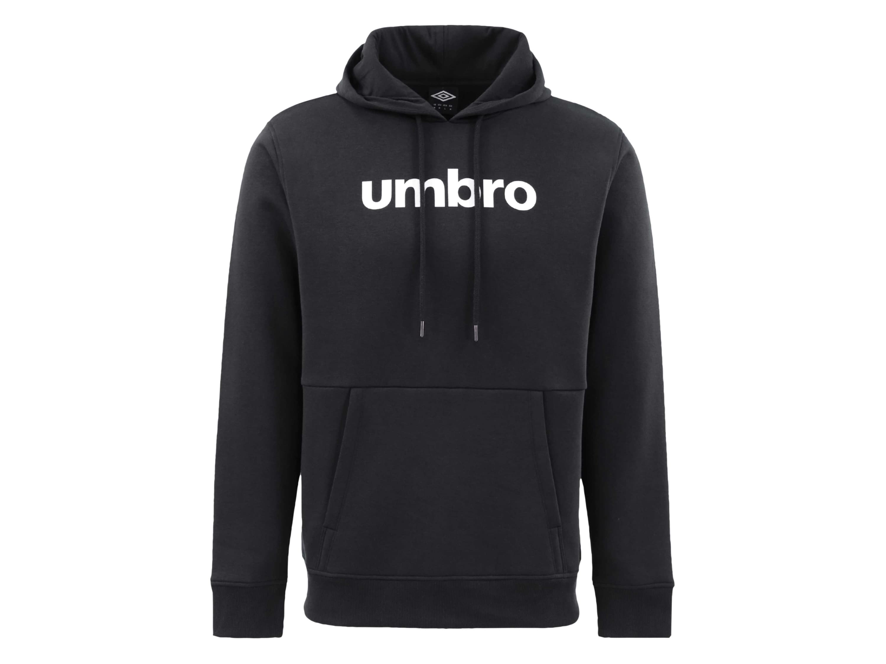 UMBRO Pánska mikina s kapucňou (čierna, M)