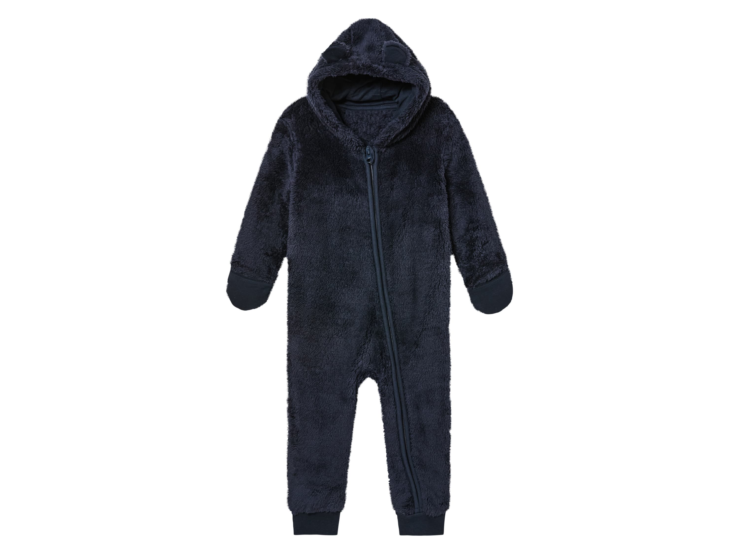 lupilu® Plyšový overal pre bábätká (62/68, navy modrá) 1