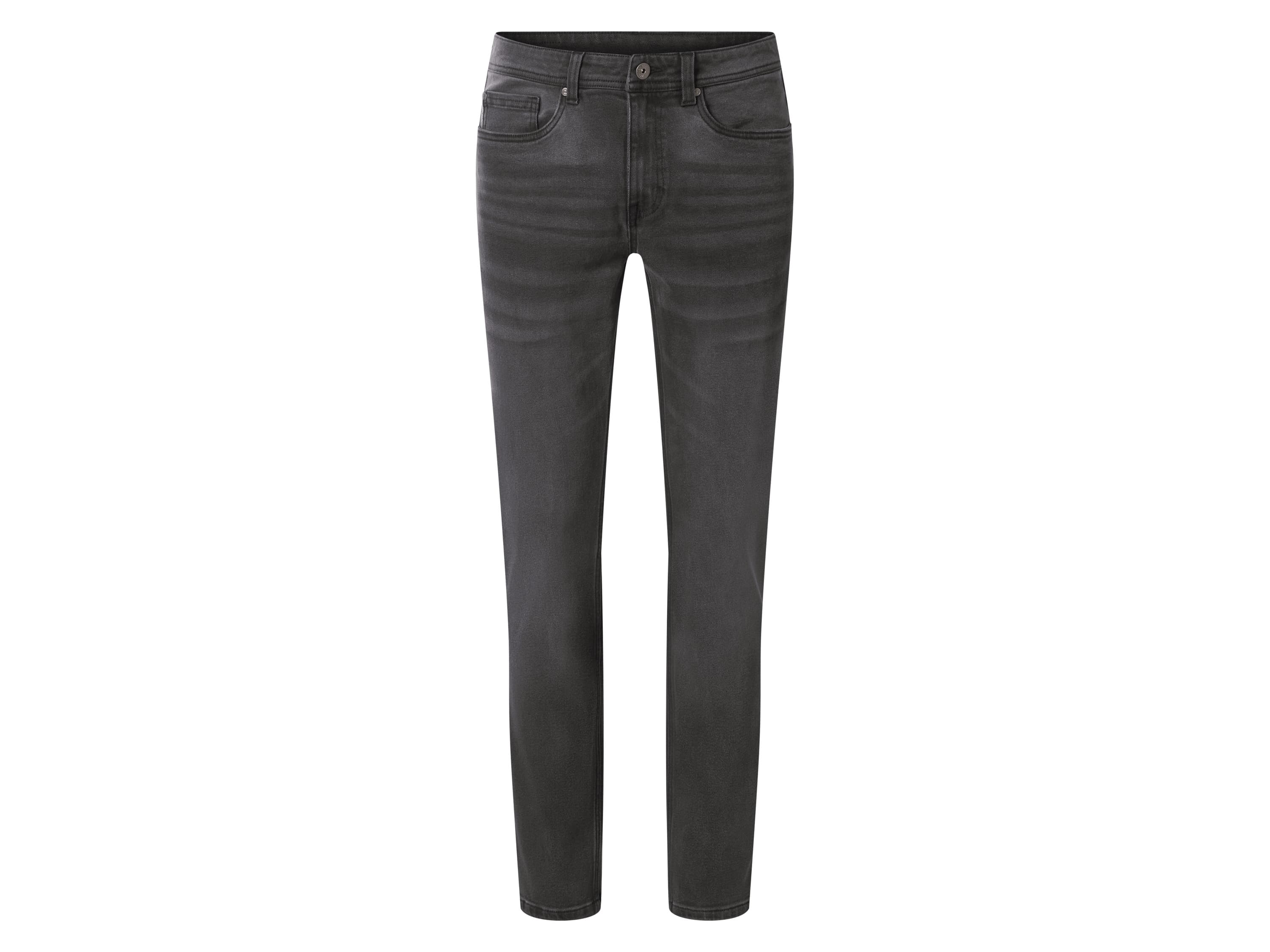 esmara Men Pánske rifle „Slim Fit" Premium  (čierna, 46 (30/32)) 1