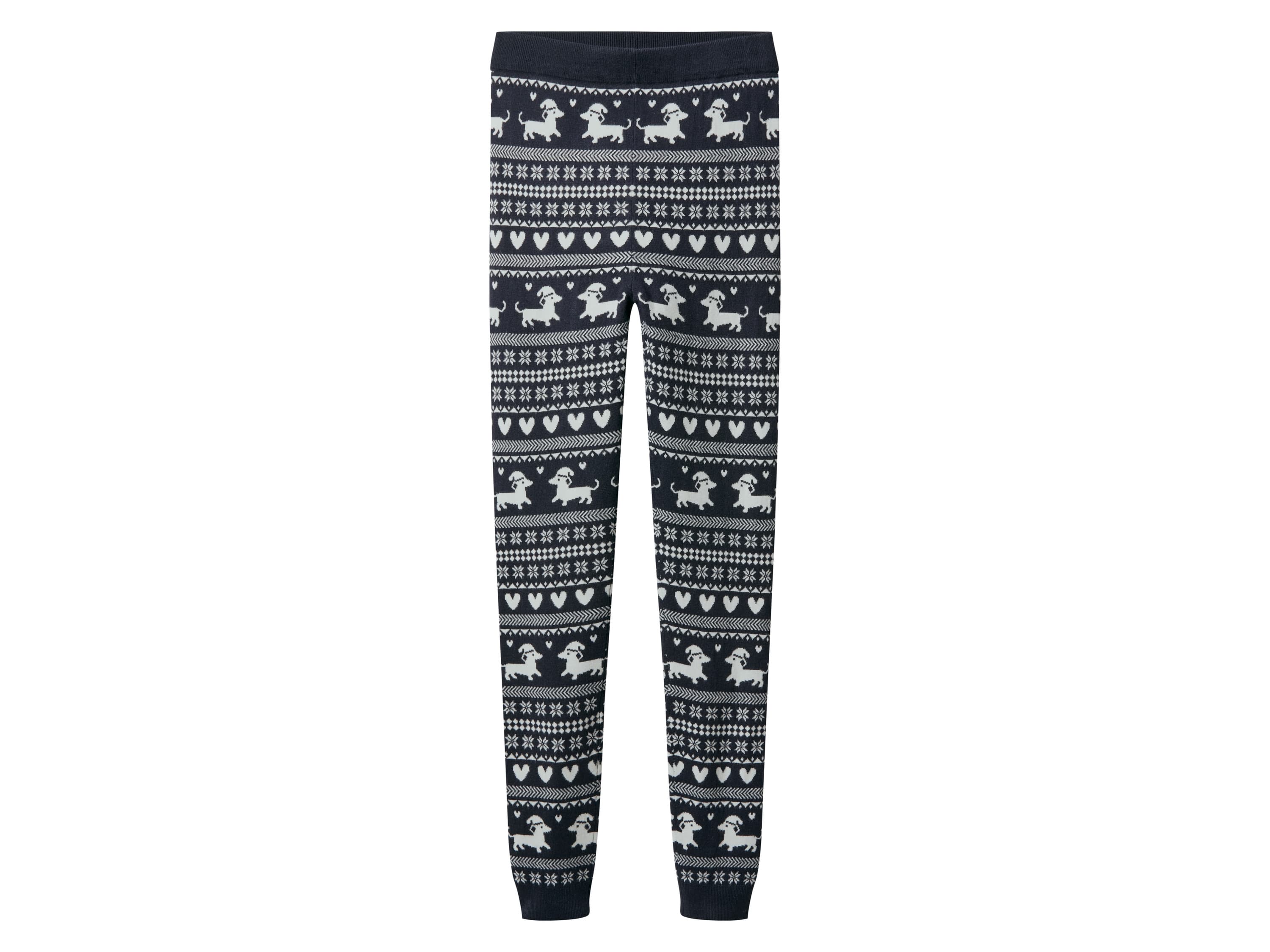 esmara® Dámske vianočné legíny (navy modrá, M (40/42))