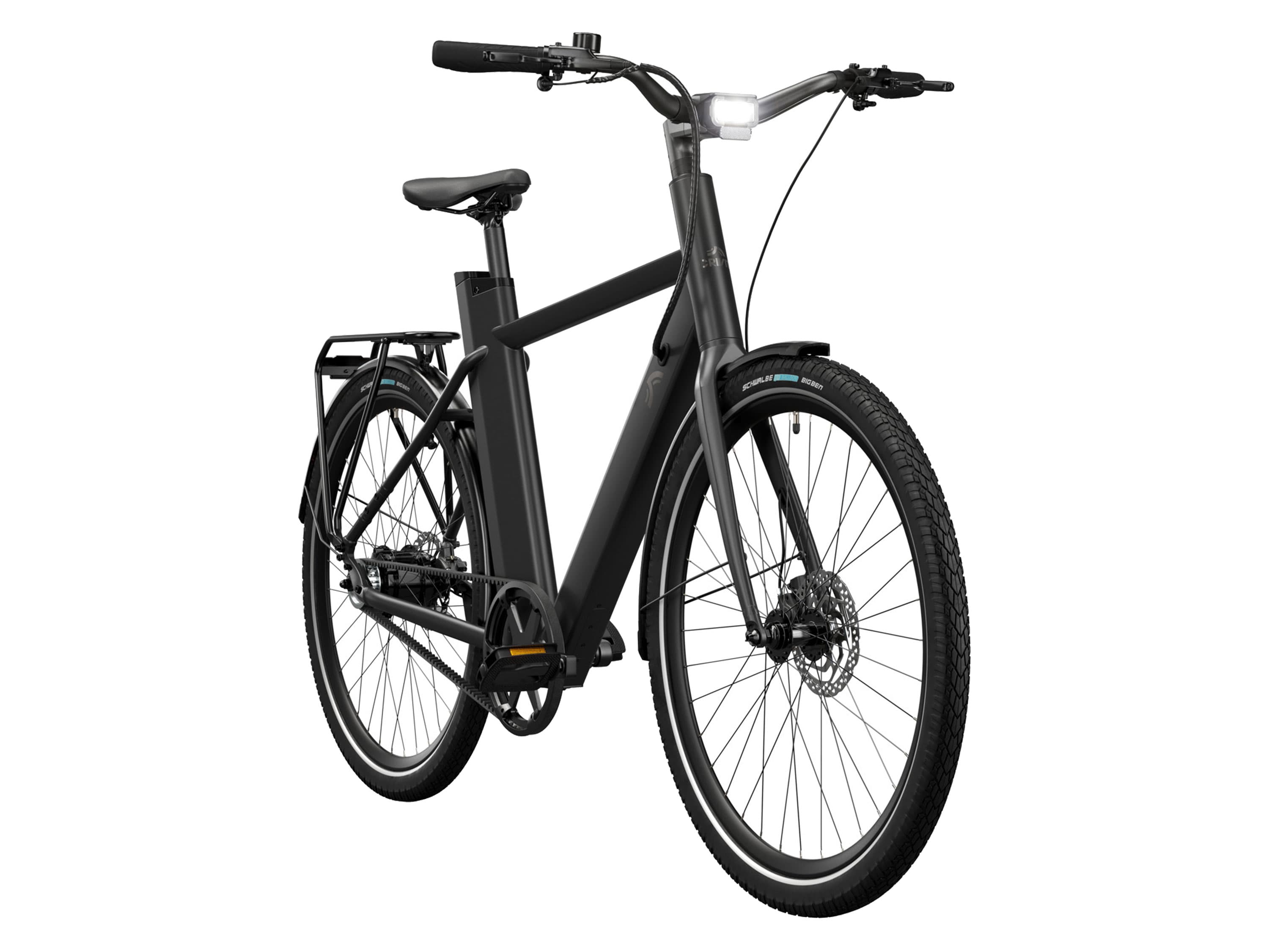 CRIVIT Mestský elektrobicykel s remeňovým pohonom Gates X.3 (čierna) 1