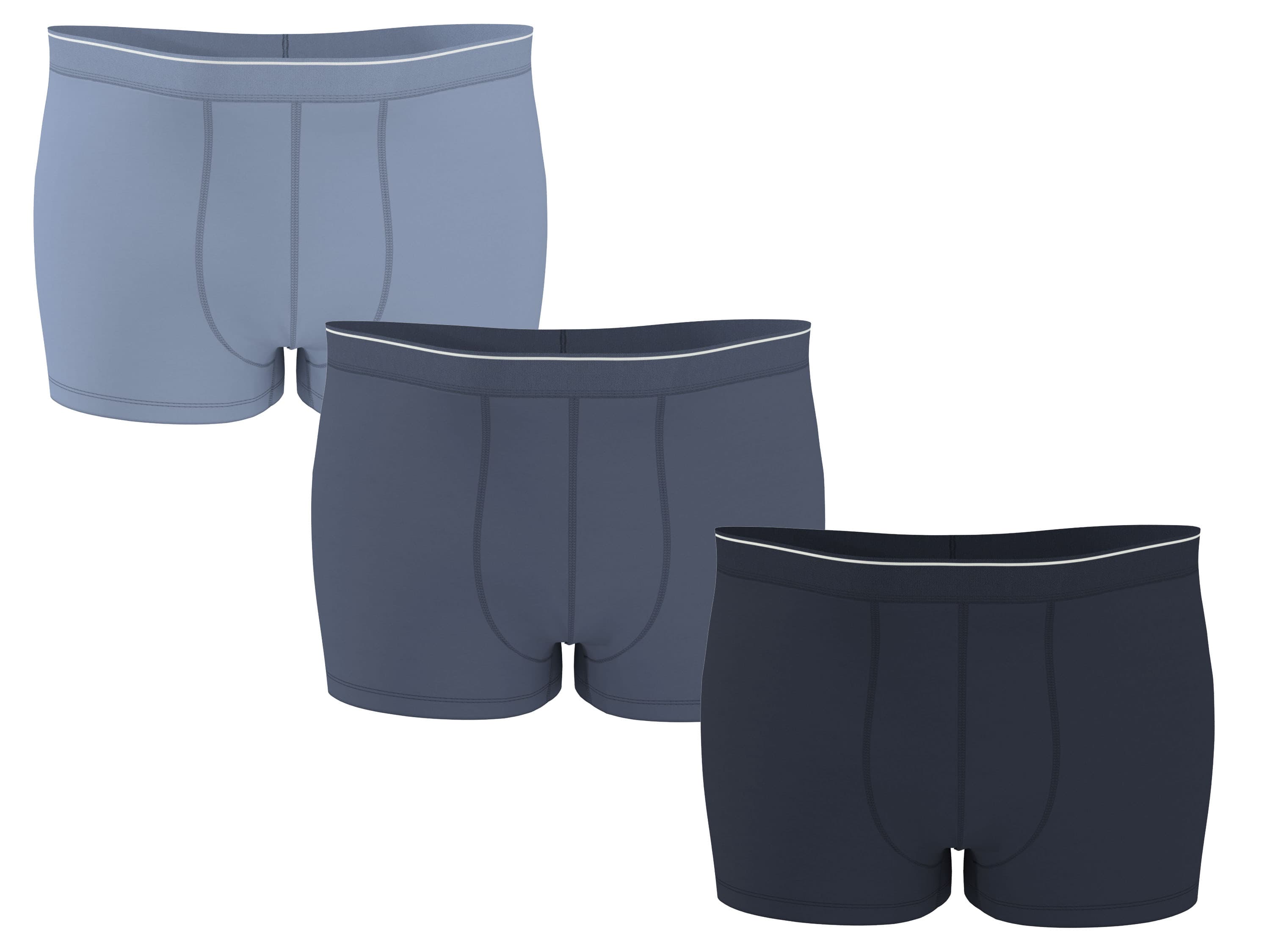 ESMARA MEN Pánske boxerky XXL, 3 kusy (čierna/navy/modrá, 9/3XL)
