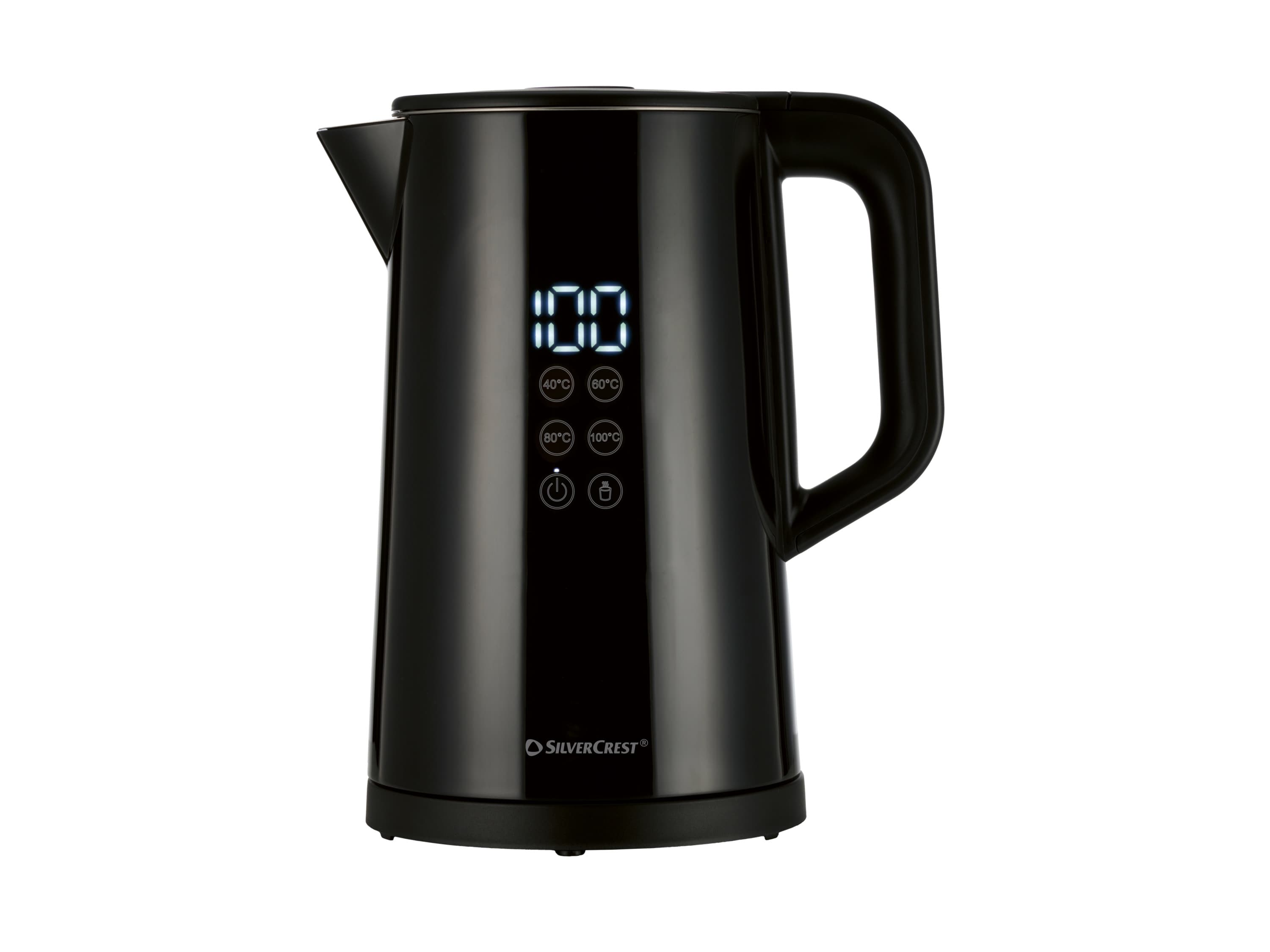 SILVERCREST® Rýchlovarná kanvica s digitálnym displejom Premium 1