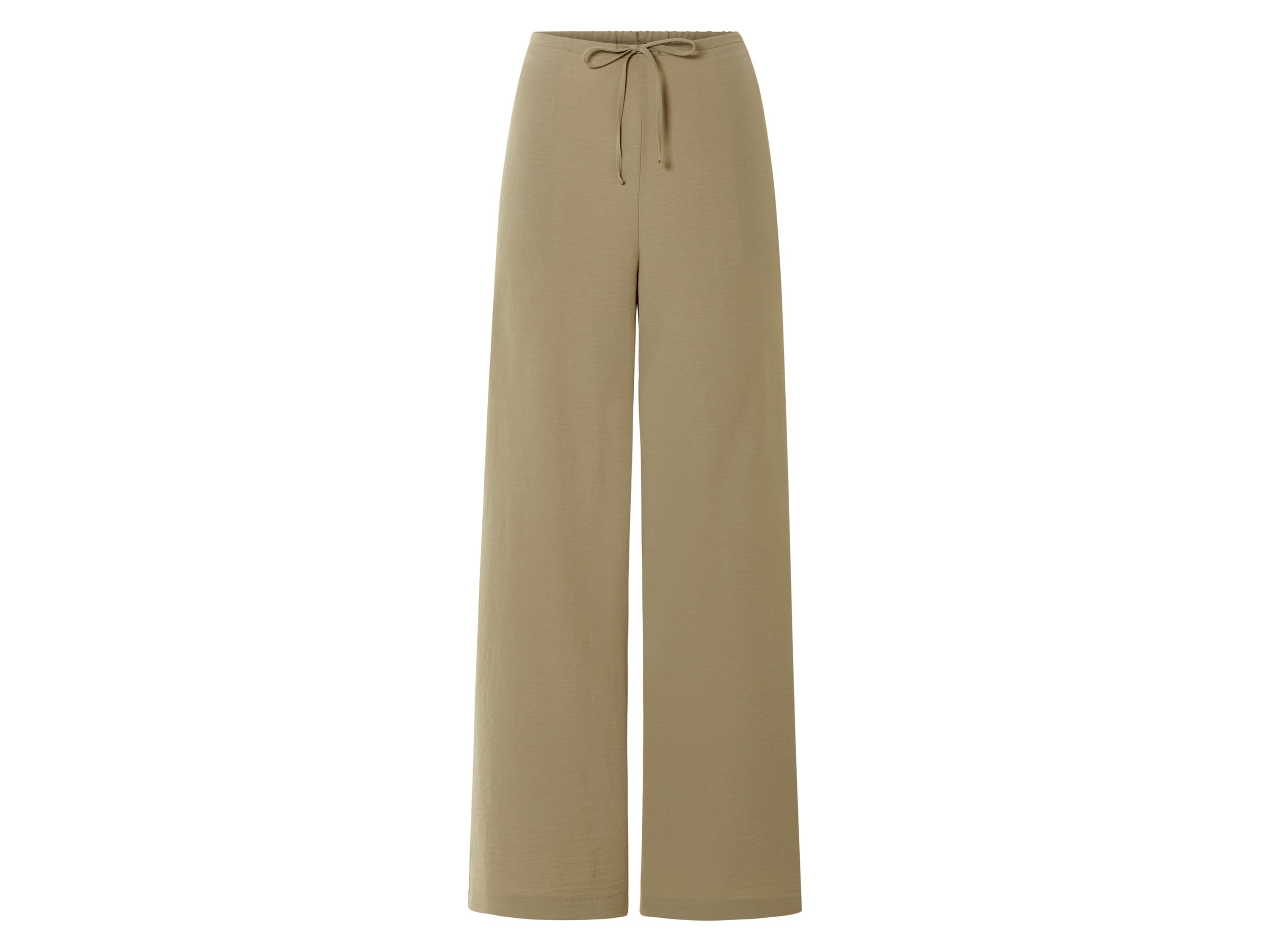 esmara® Dámske wide-leg nohavice (kaki, S (36/38))