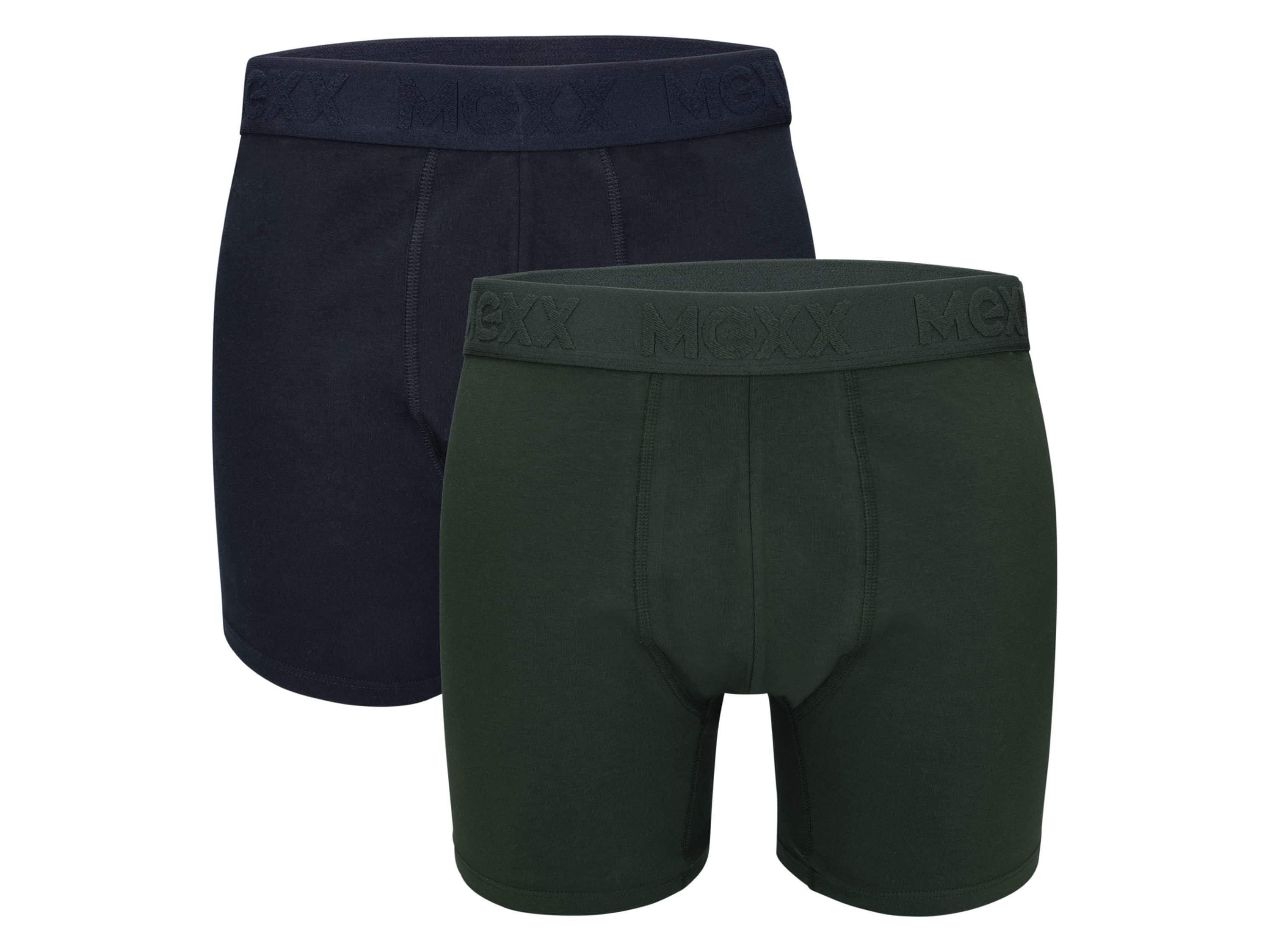 MEXX Pánske boxerky, 2 kusy (navy modrá/zelená, 5/M)
