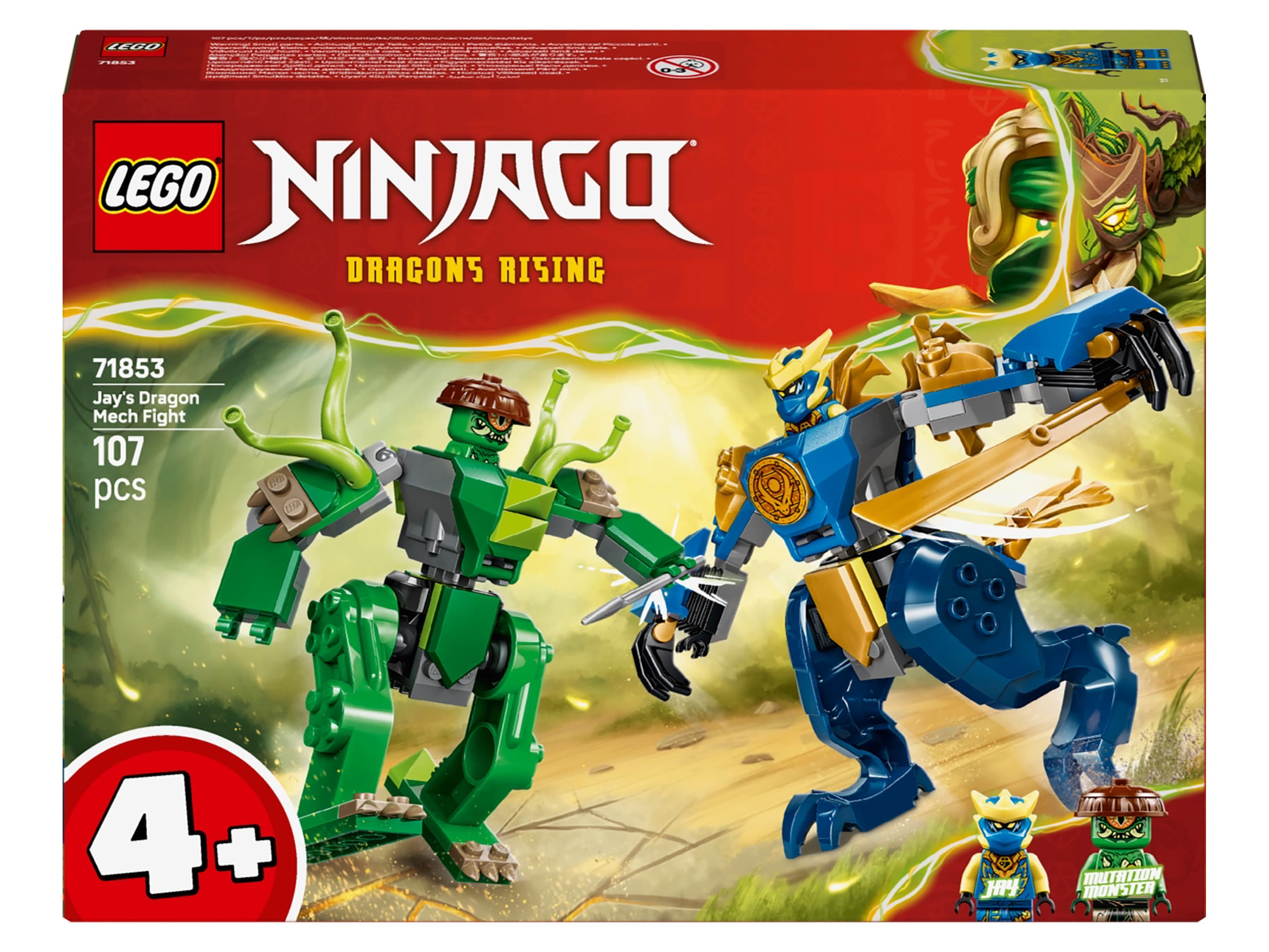 LEGO® NINJAGO 71853 Jay a boj v dračom robotickom obleku