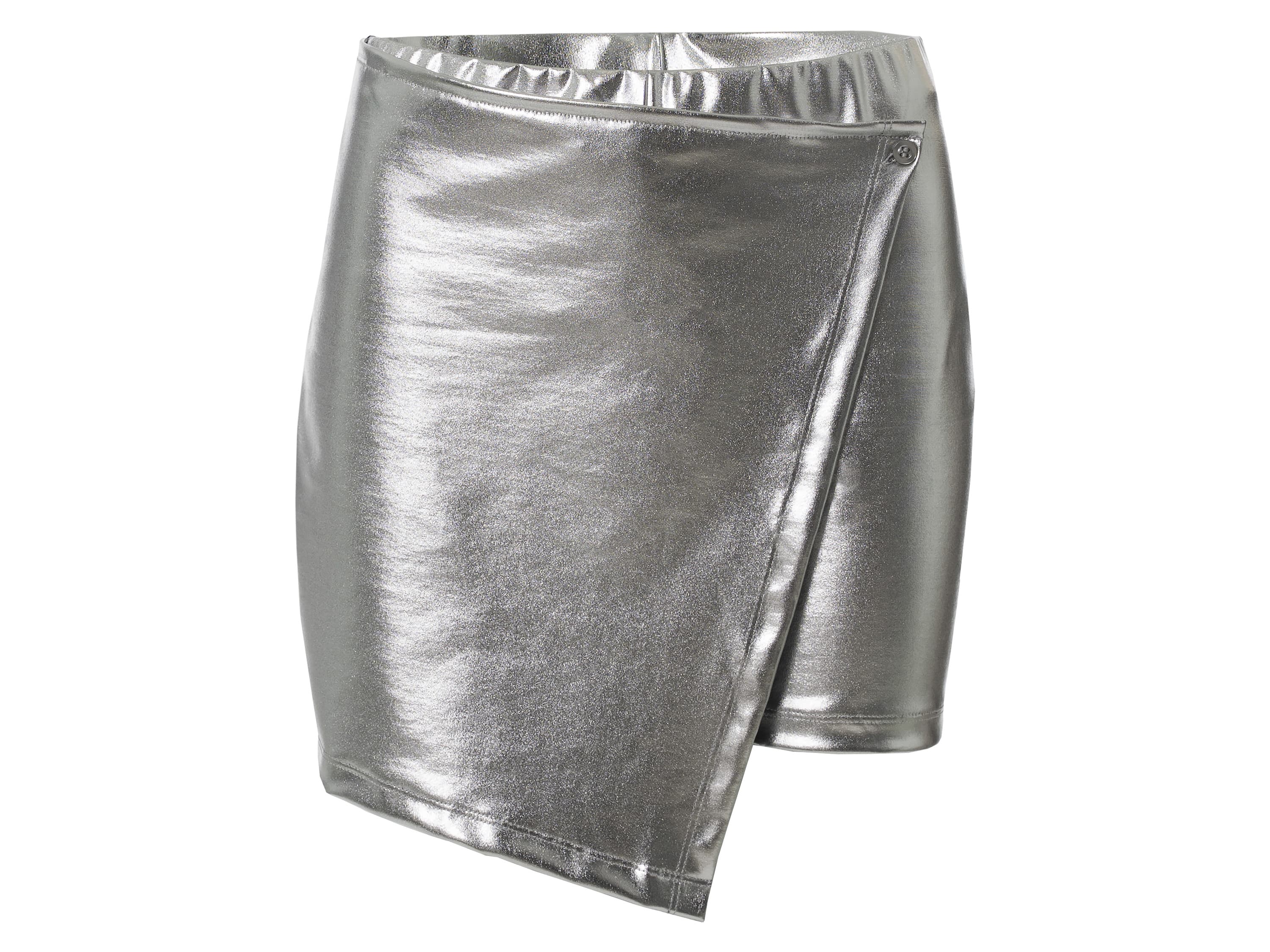 esmara® Dámska nohavicová sukňa, strieborná (S (36/38))