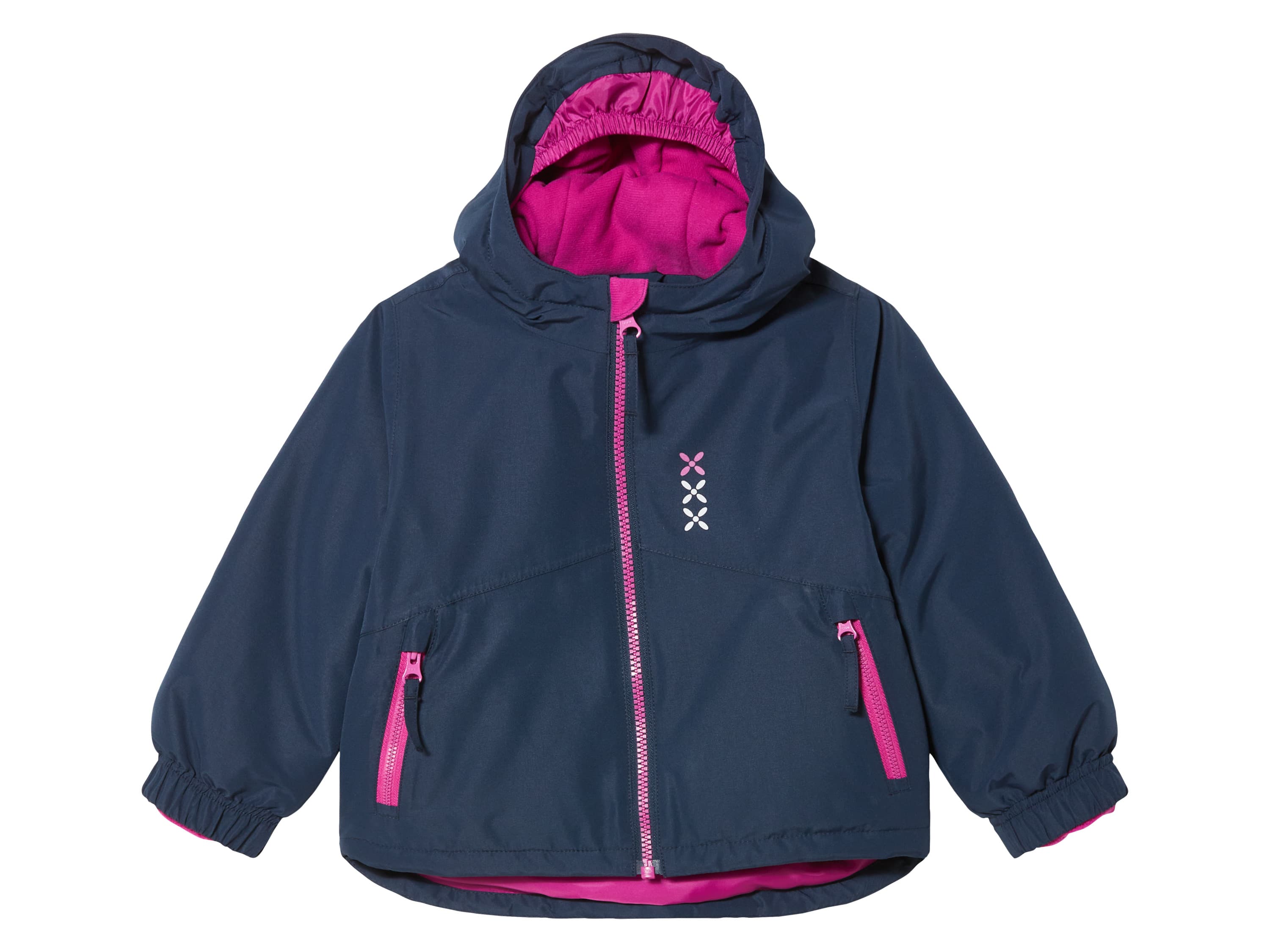 lupilu® Dievčenská zimná bunda (navy modrá/ružová, 86/92) 1