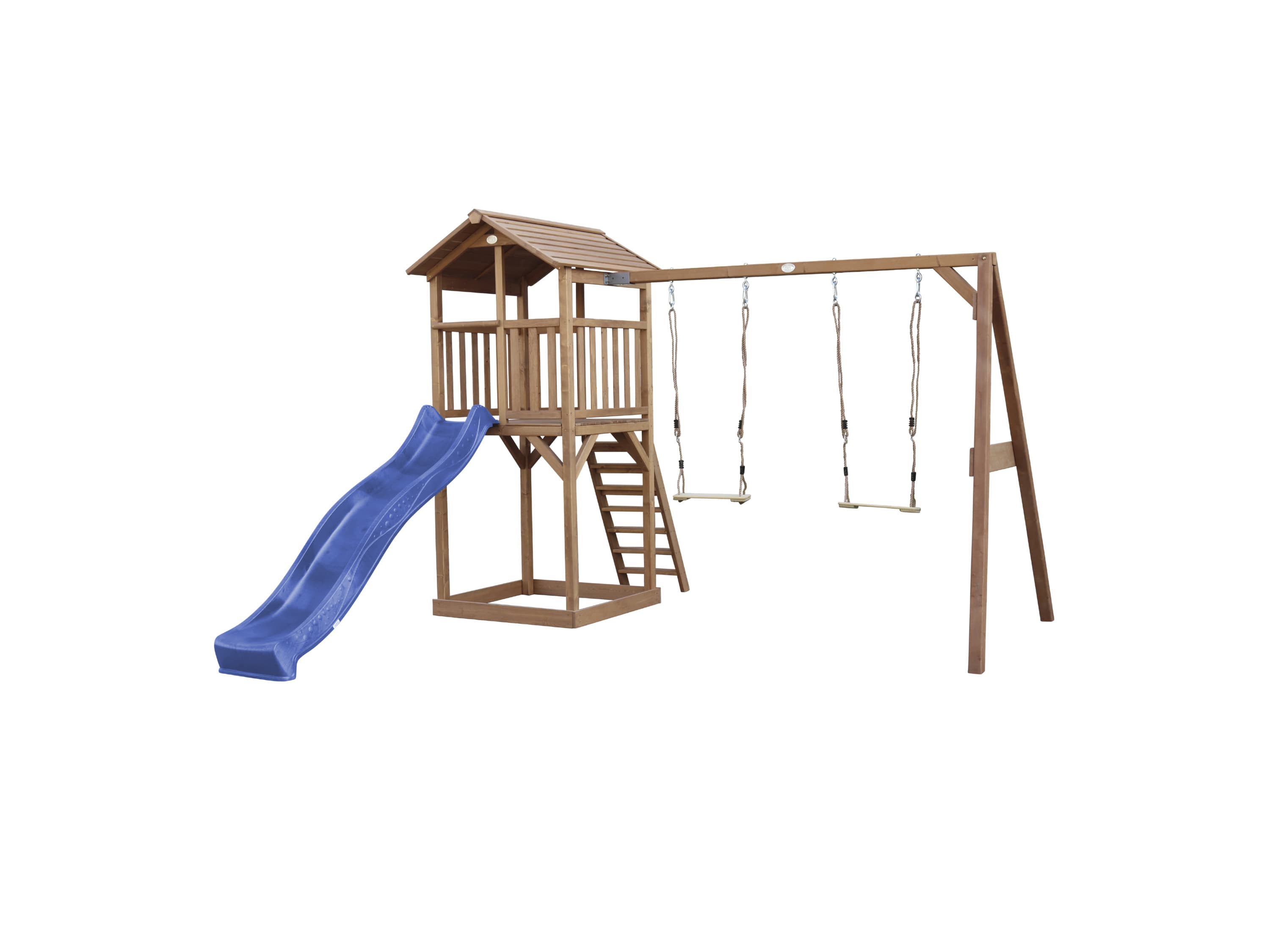 AXI Hracia veža s 2 hojdačkami Beach Tower (hnedá) 1