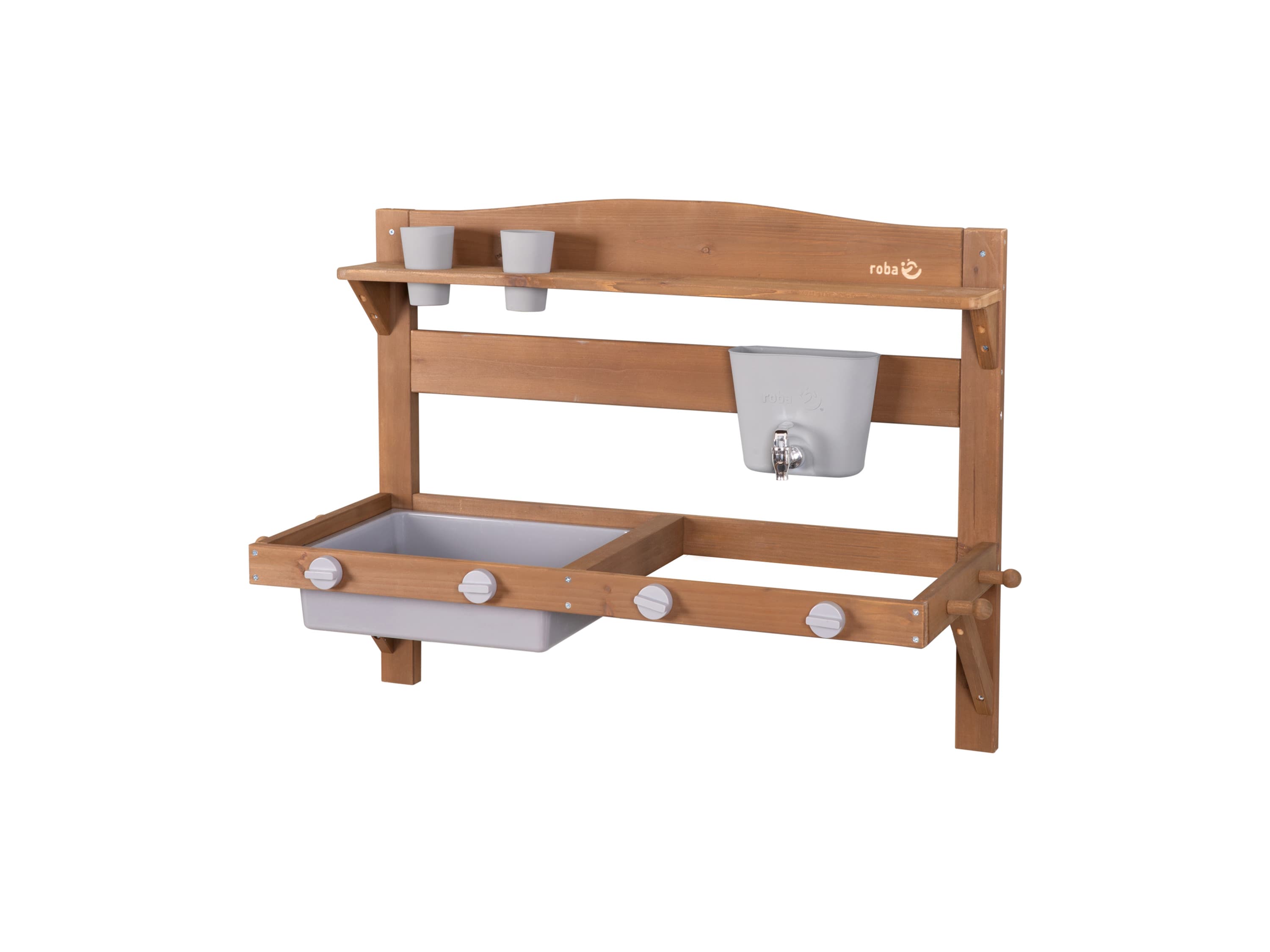 ROBA Závesná záhradná kuchynka (bez príslušenstva, teak)