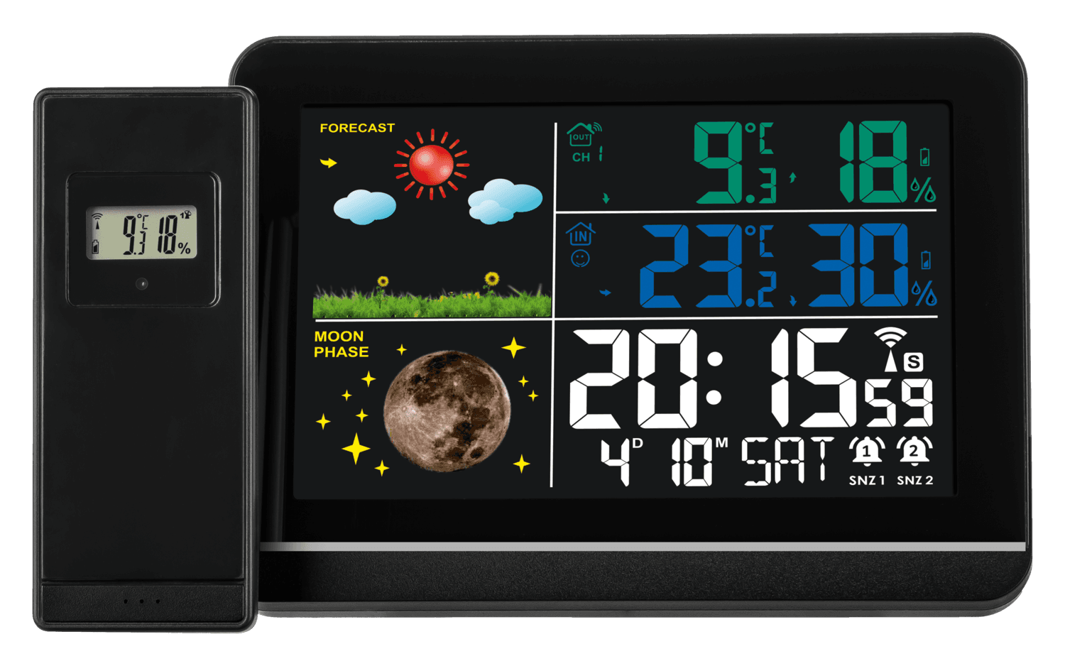 LIVARNO home Meteostanica (čierna) 1