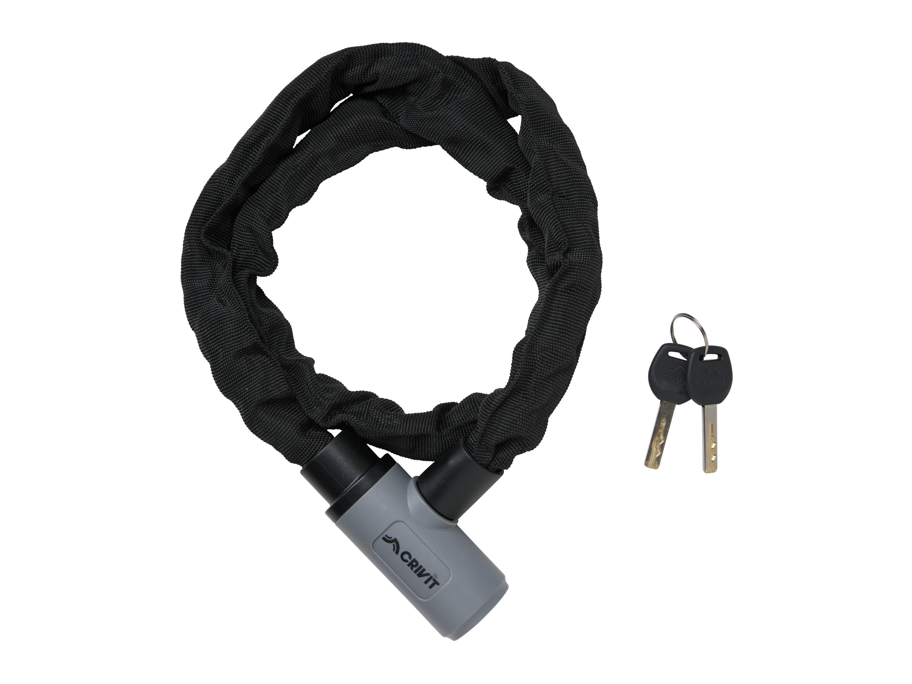 CRIVIT Zámok na bicykel (reťazový zámok s kľúčom) 1