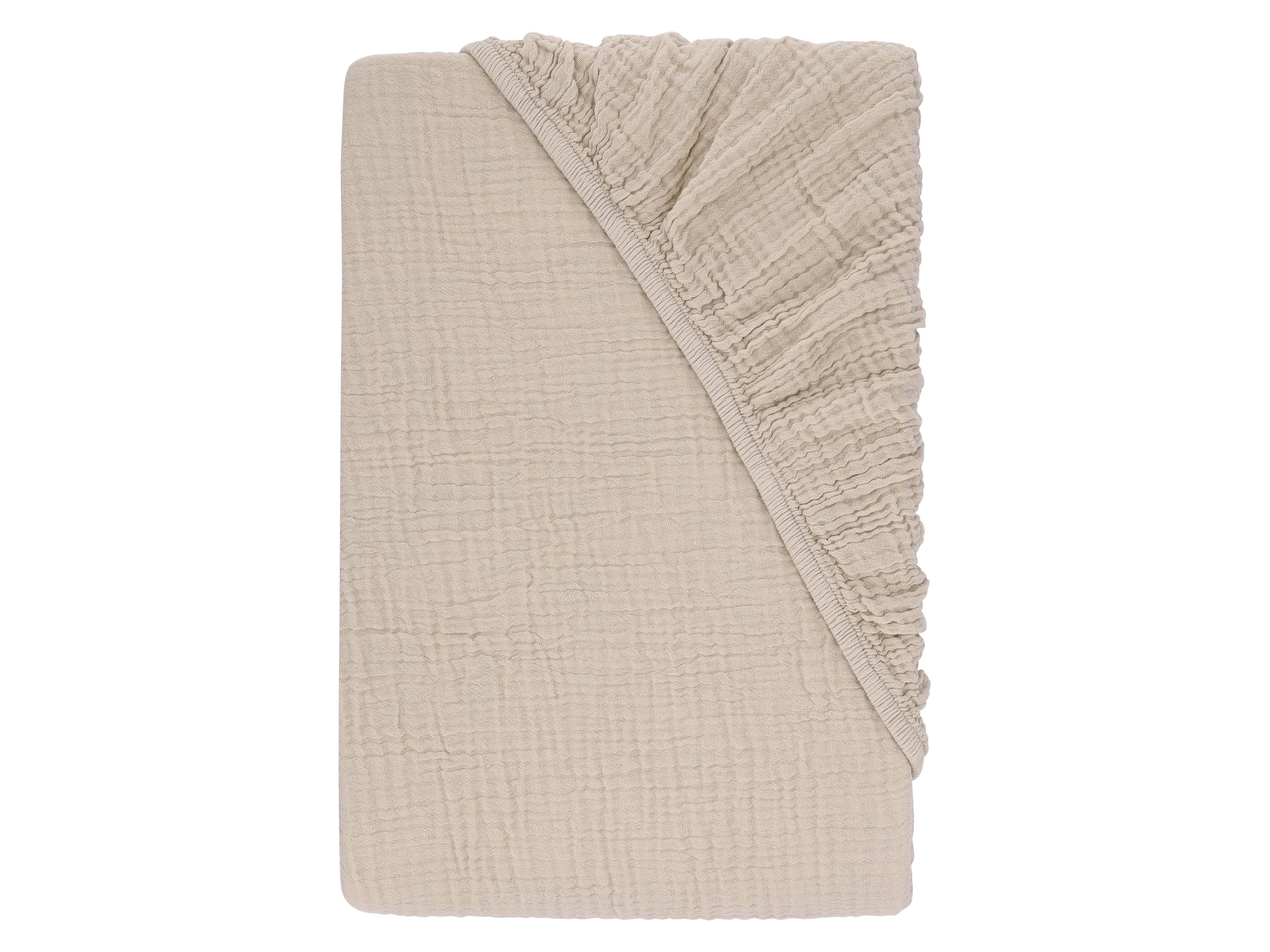 LIVARNO® Mušelínová napínacia plachta, 180 – 200 x 200 cm (béžová)