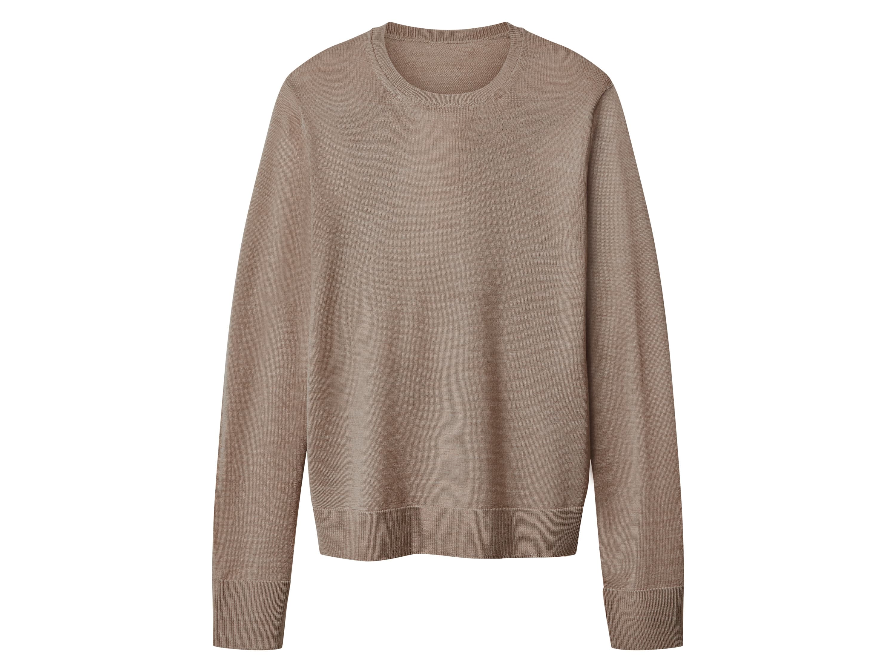 esmara® Dámsky merino pulóver Premium (béžová, S (36/38)) 1