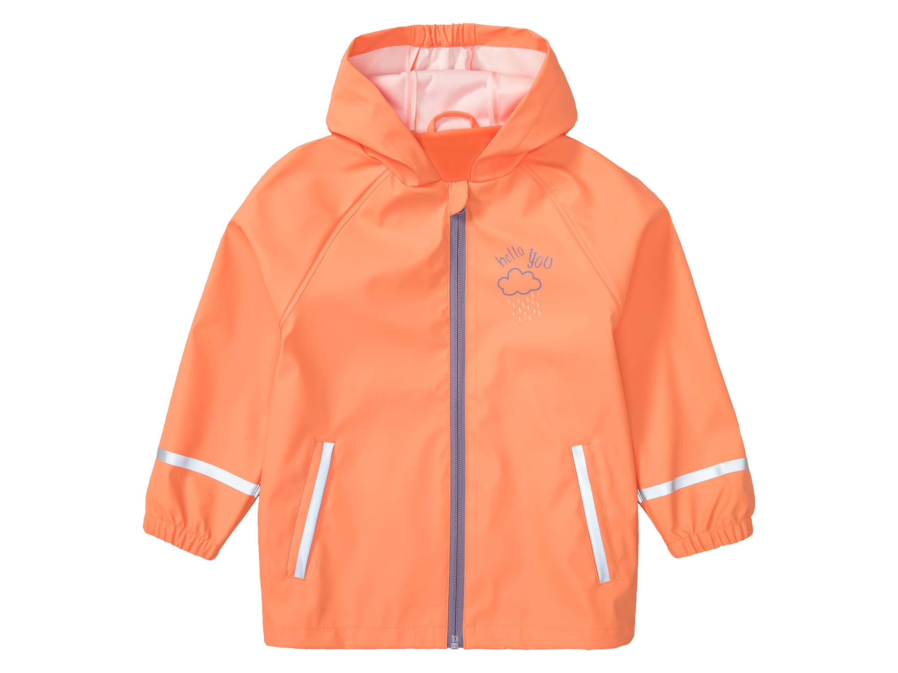 lupilu® Dievčenská nepremokavá bunda (oranžová, 86/92)