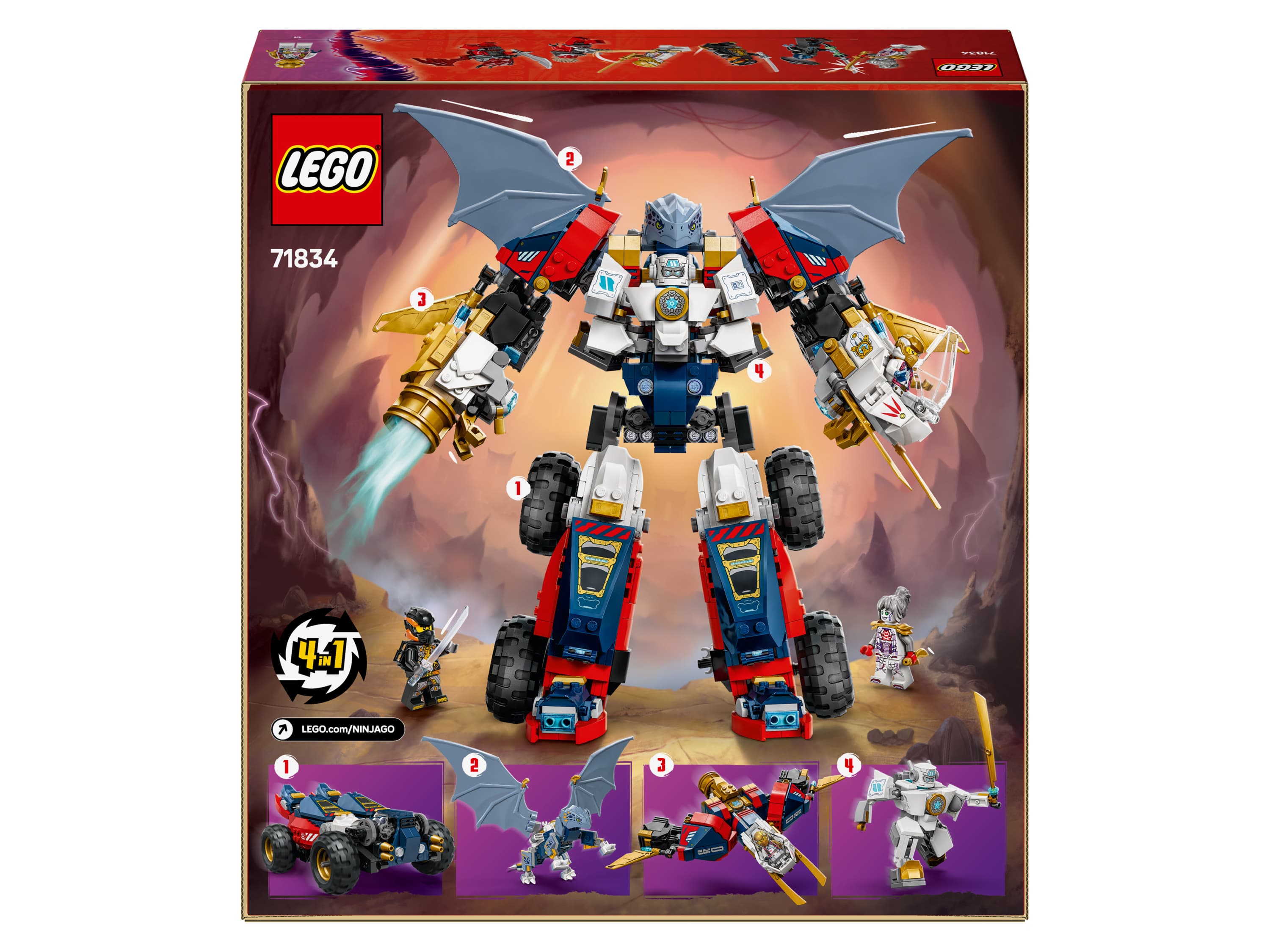 LEGO® NINJAGO 71834 Zaneov ultrakombo robot 1