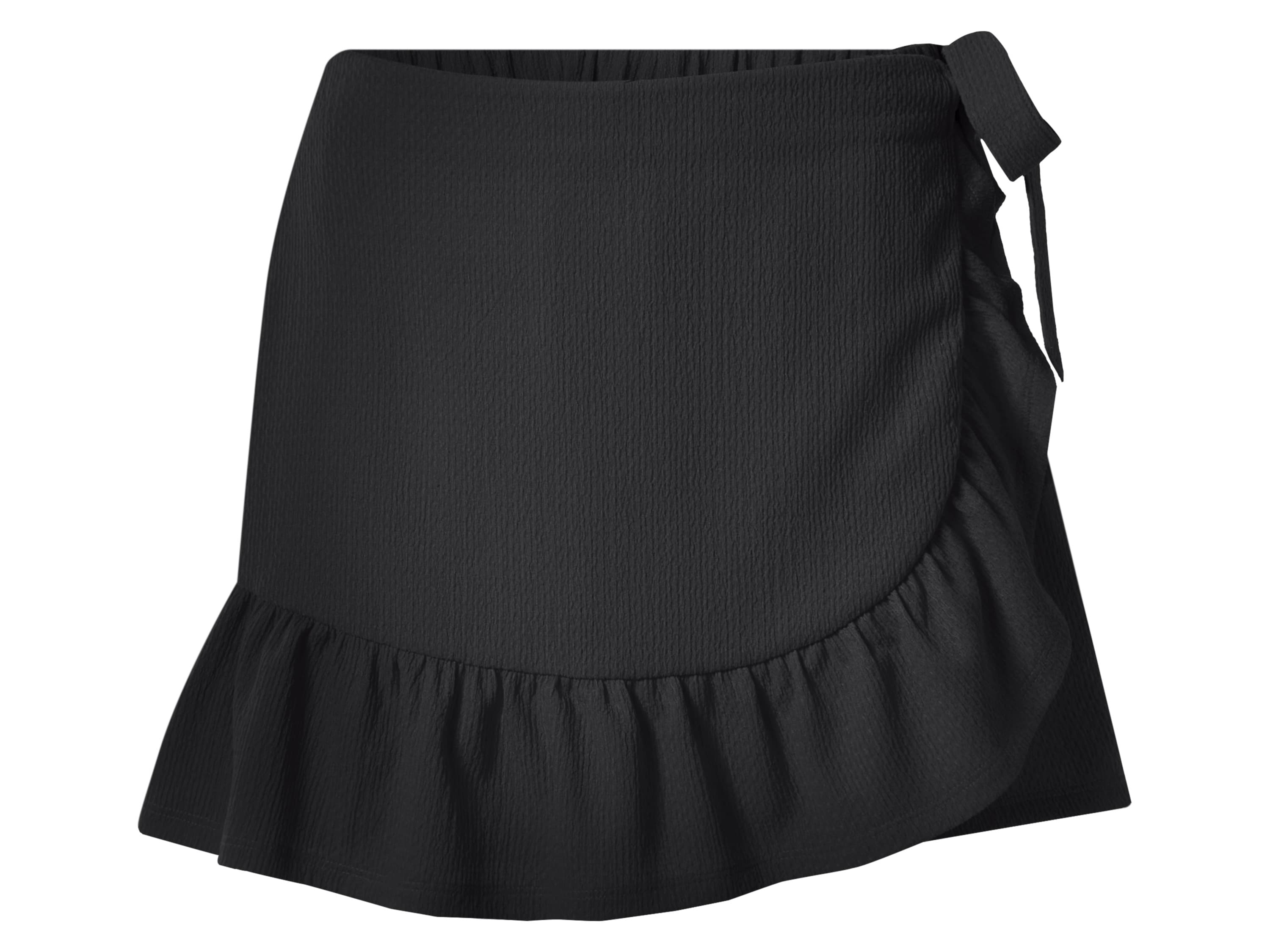 ESMARA® Dámska zavinovacia sukňa (čierna, S (36/38)) 1